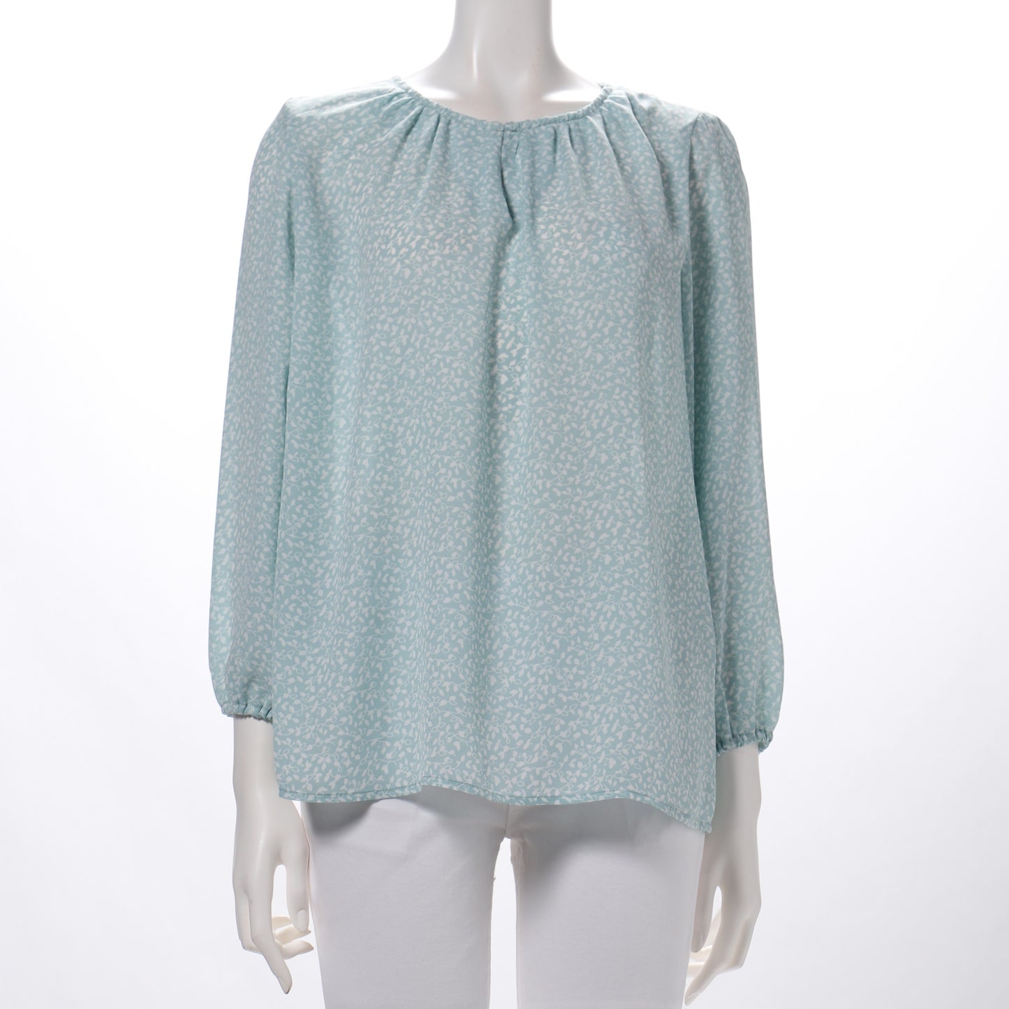 ギャザーデザインブラウス