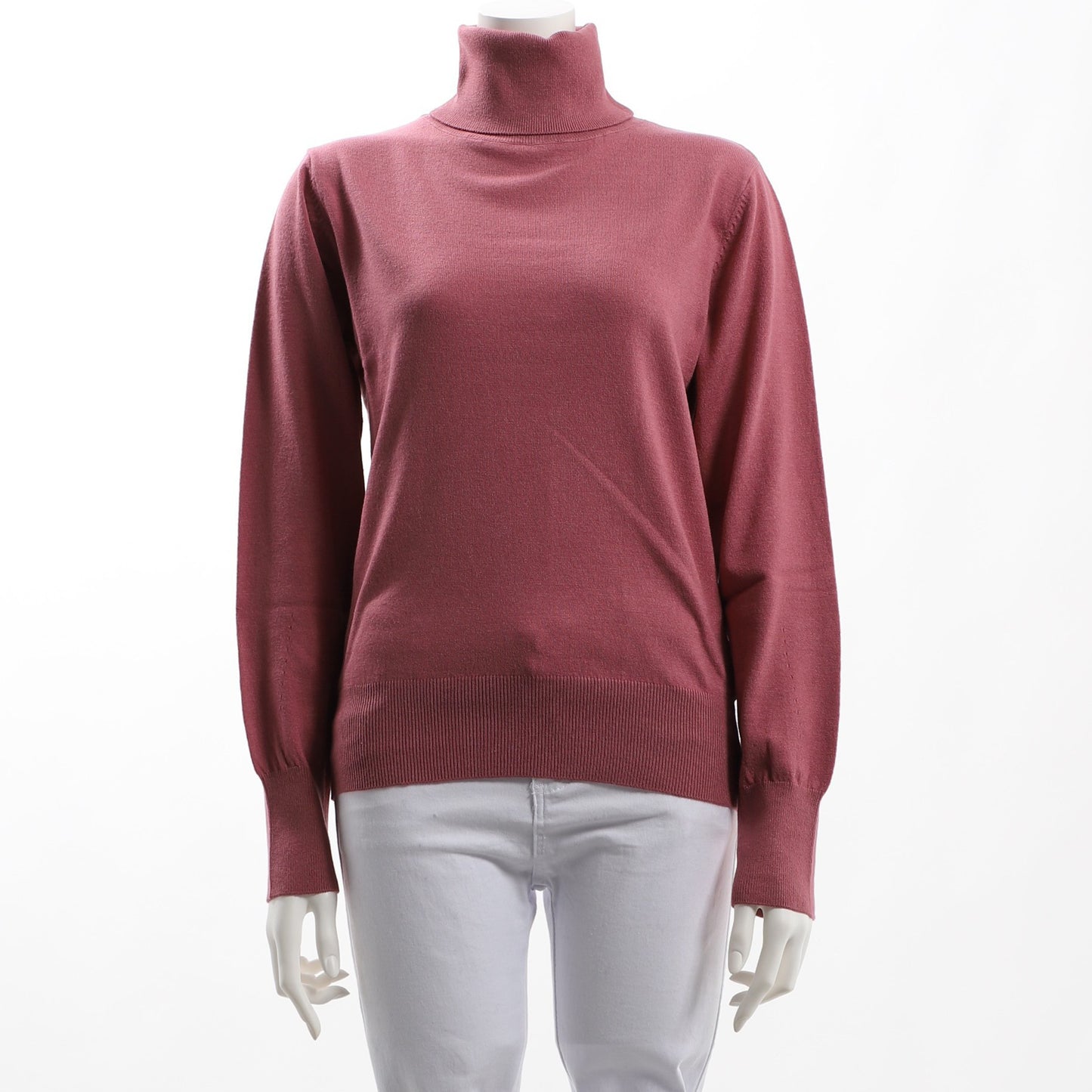 ストレッチヤーンタートルネックニット