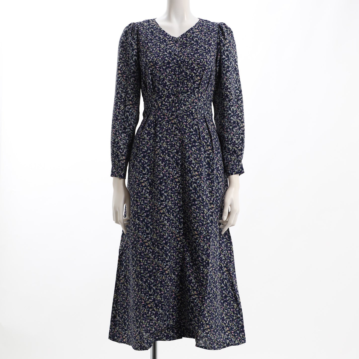 小花柄2WAYロングワンピース