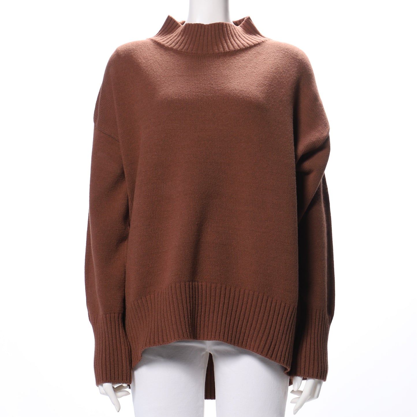 ドロップショルダーオフネックニット