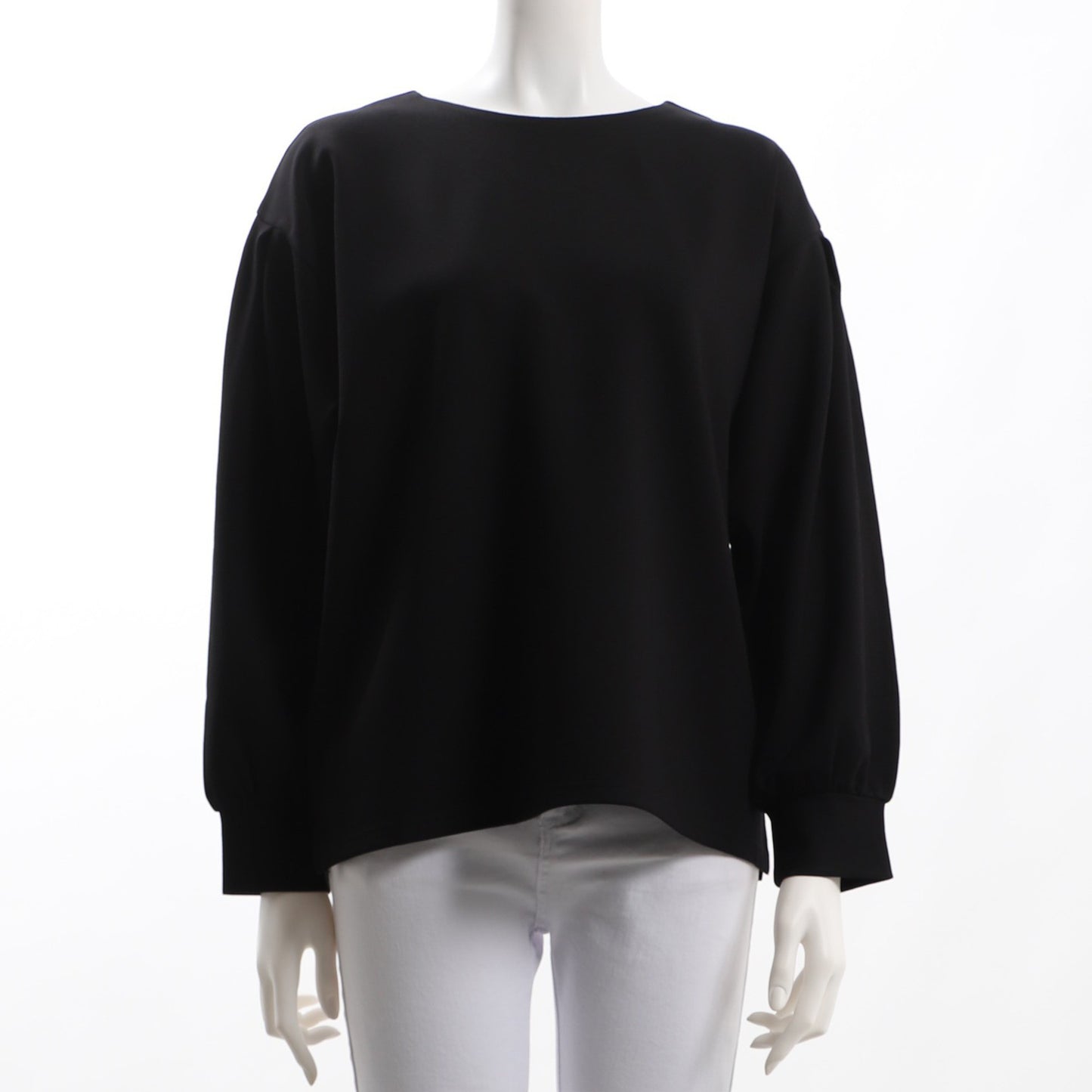 シンプルデザインドロップショルダーカットソー