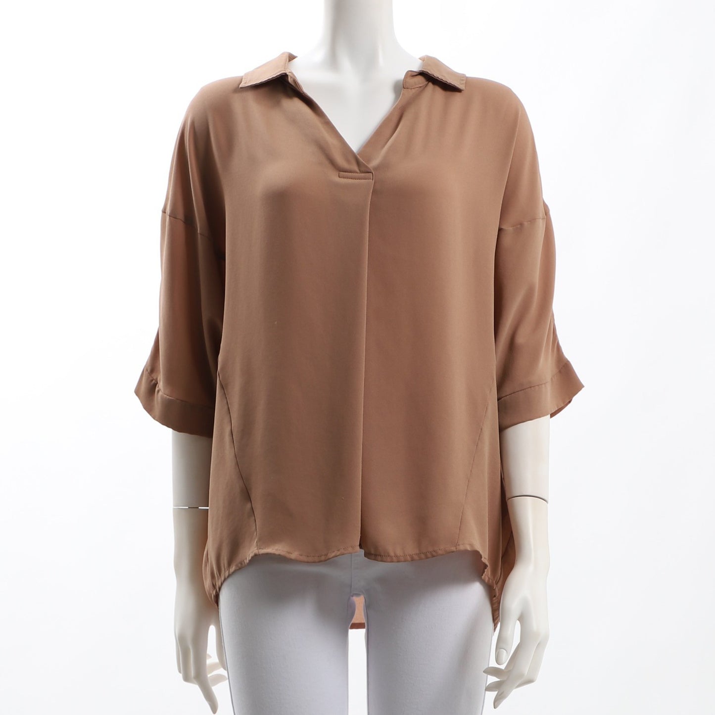 ドルマンスリーブスキッパーブラウス