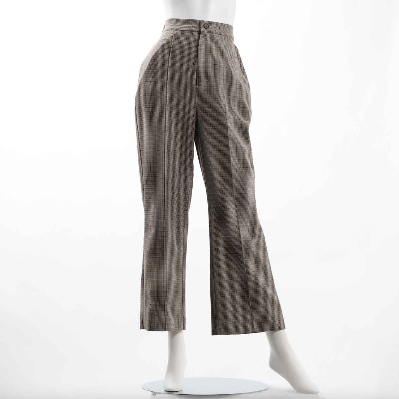 前ピンタックハイウエストパンツ