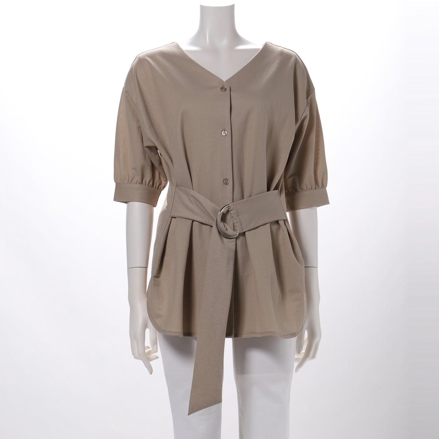 Dカンベルトアクセントブラウス