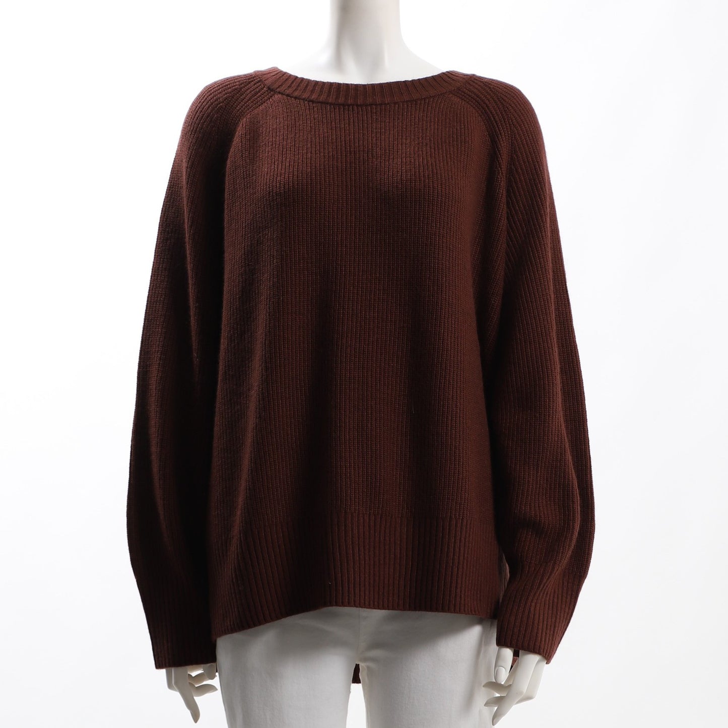 ラグランスリーブボートネックニット