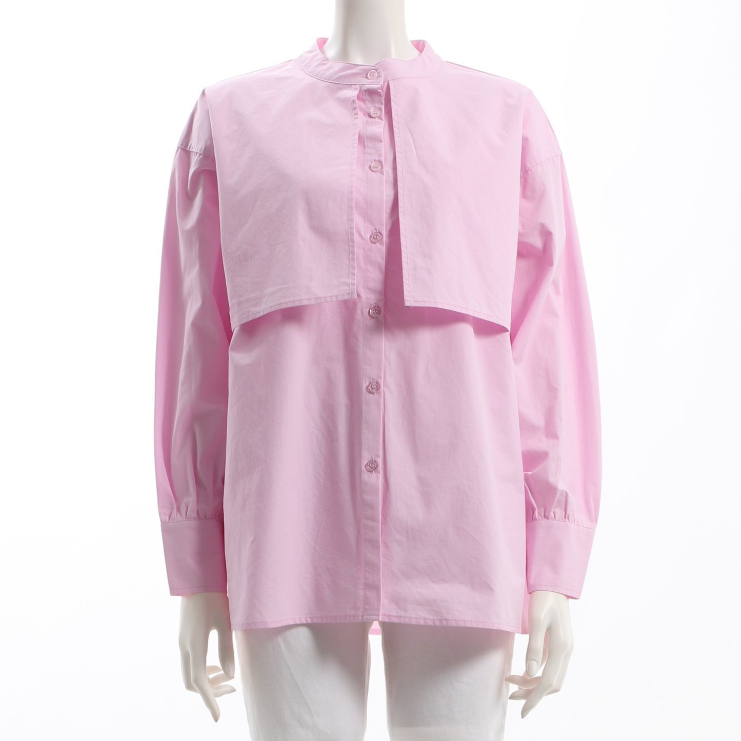 ヨークデザインシャツブラウス