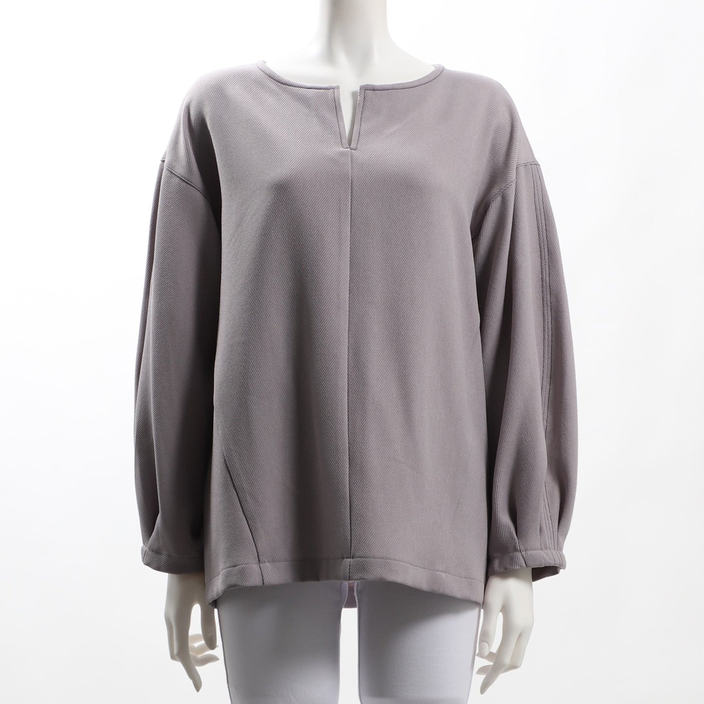 エルテルサージオープンフロントネックブラウス