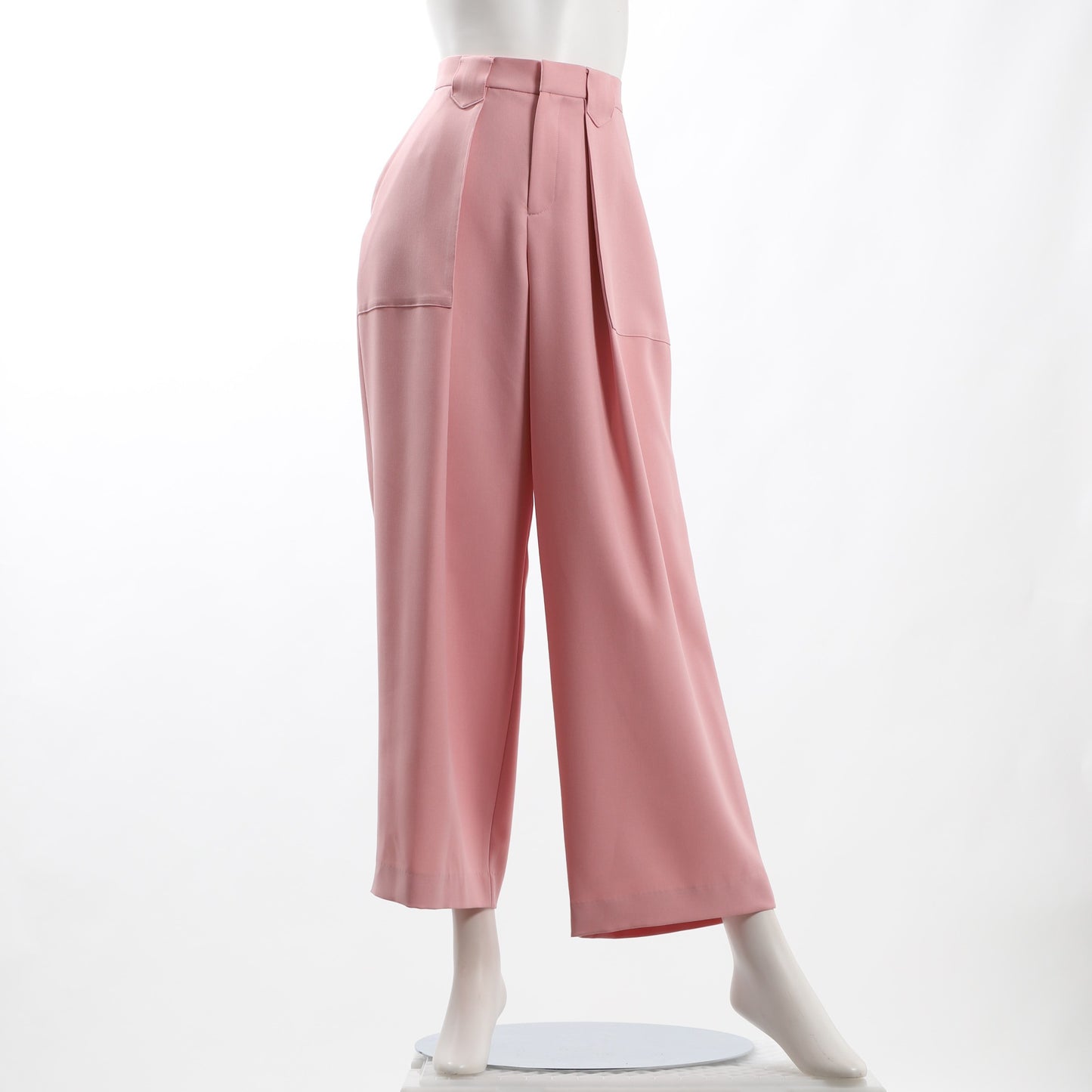 フロントパッチポケットワイドパンツ