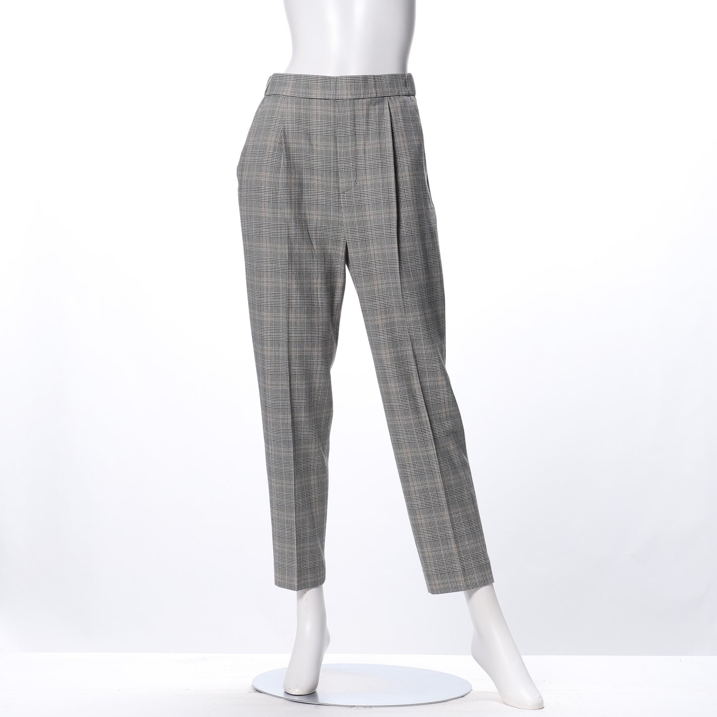 マルチストレッチバックゴムテーパードパンツ