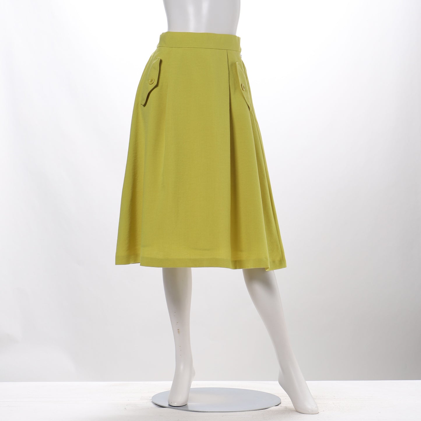 リバイバル麻調フレアスカート