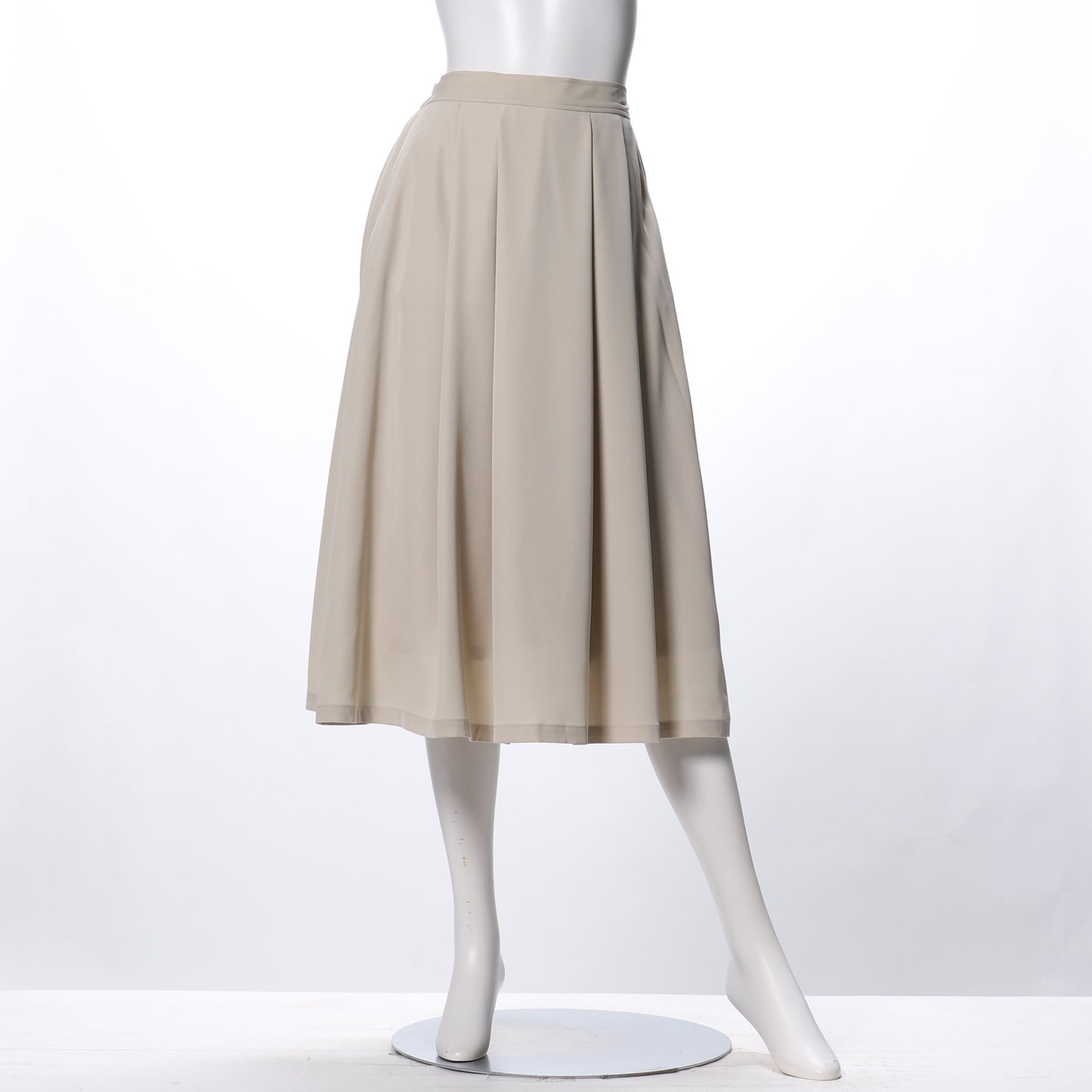 バックゴムタック入りフレアスカート