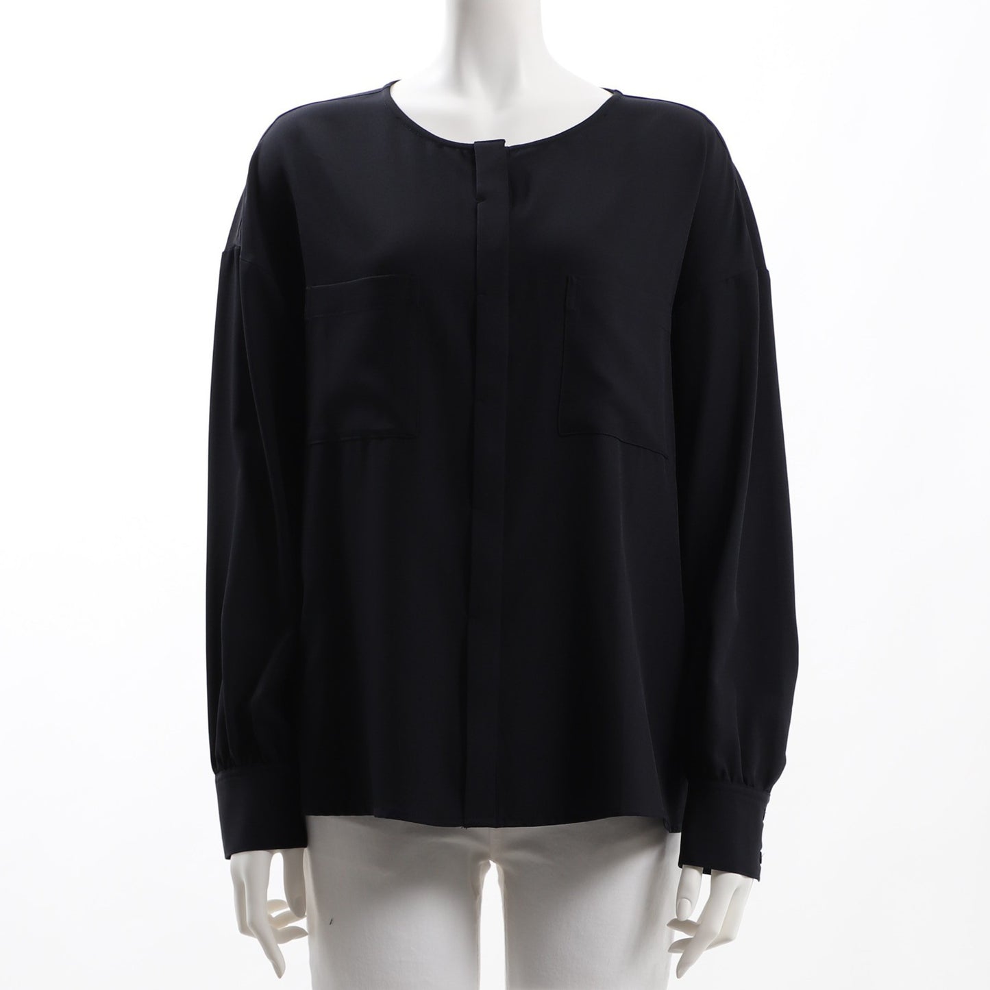 アウトポケットブラウス