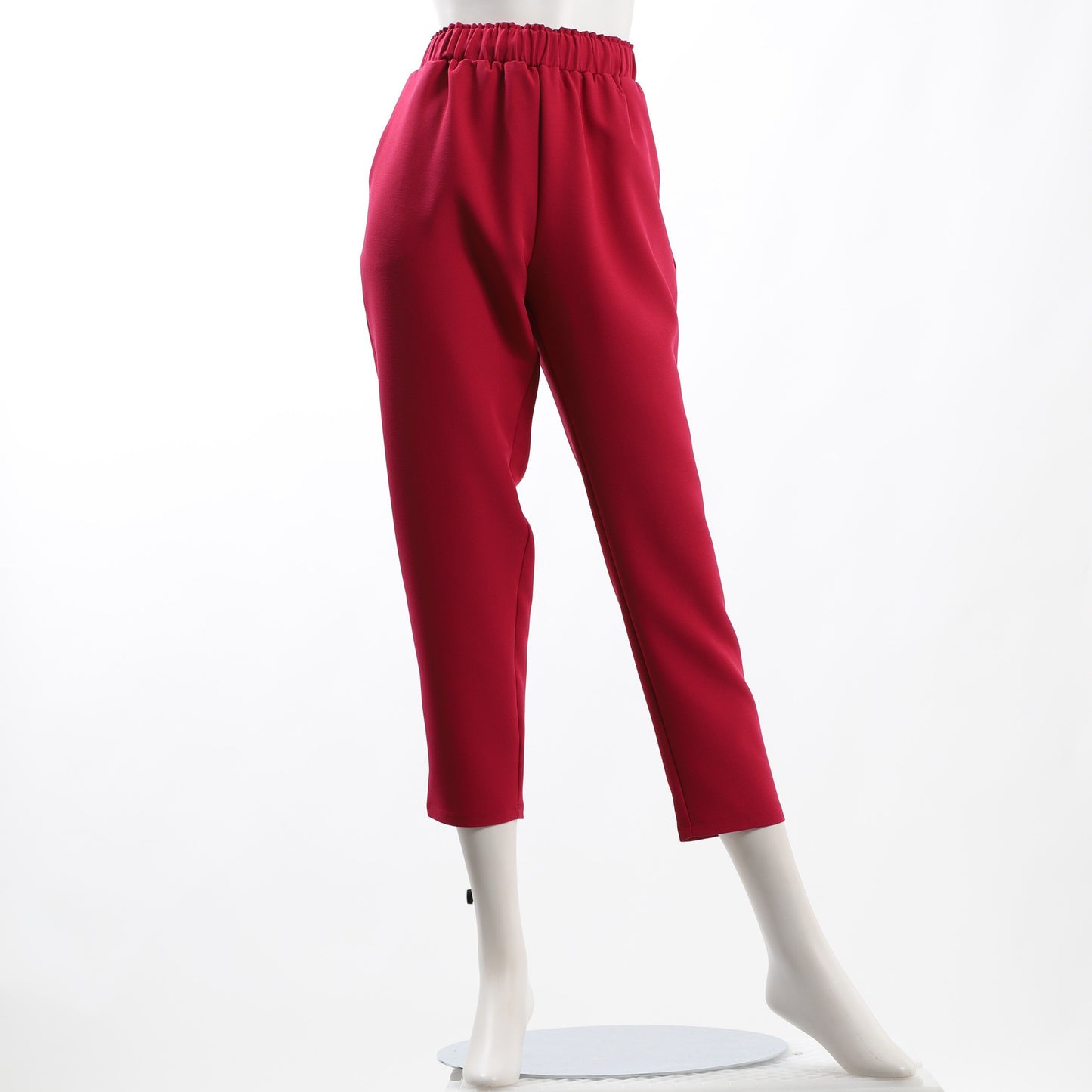 カラースーパーストレッチテーパードパンツ