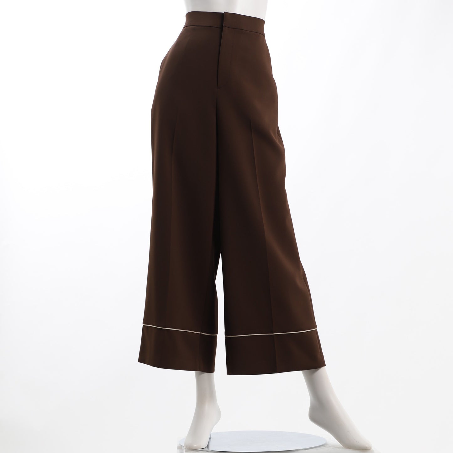 ライン入りワイドパンツ