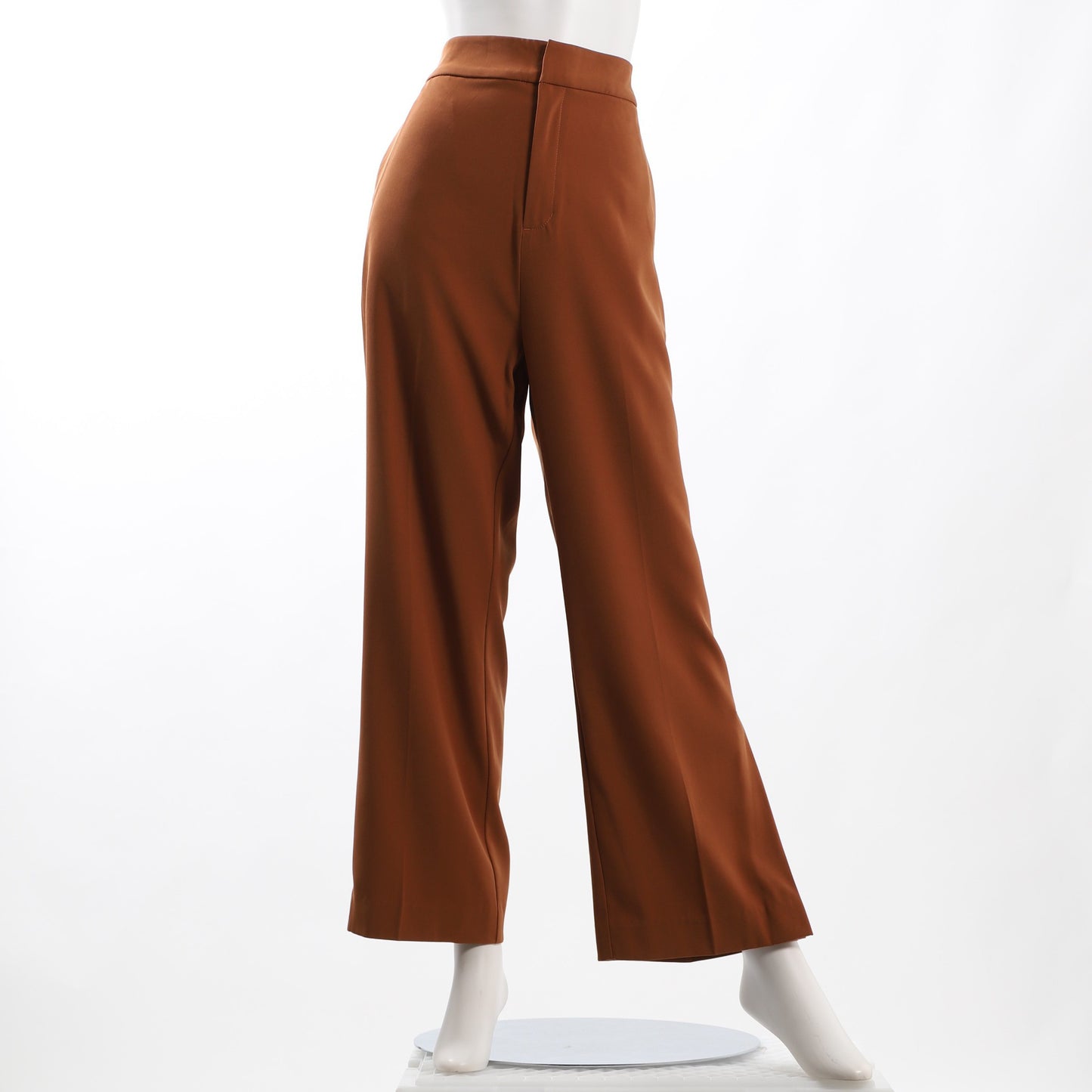 裾デザインフレアパンツ