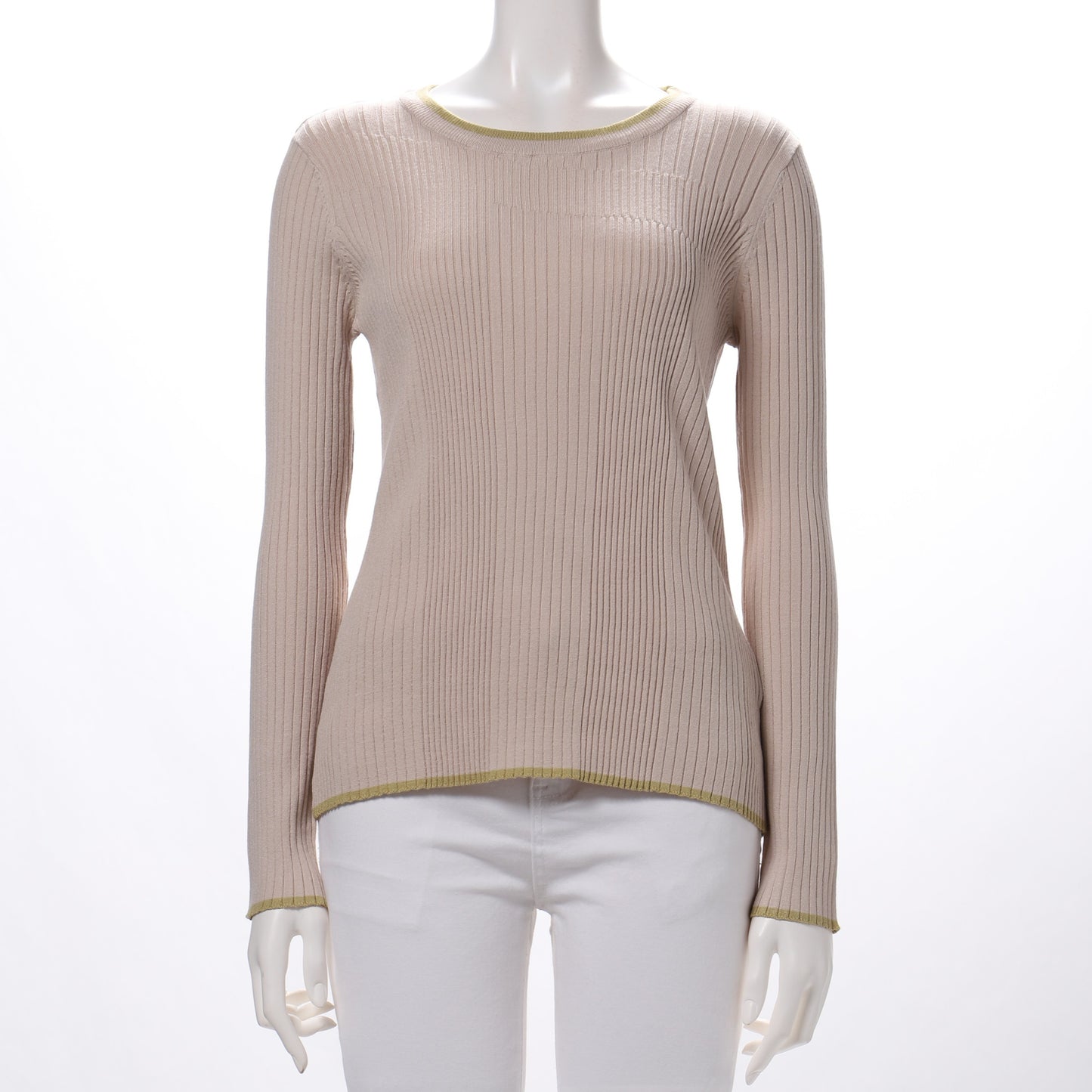 イレイブ配色ラインリブニット