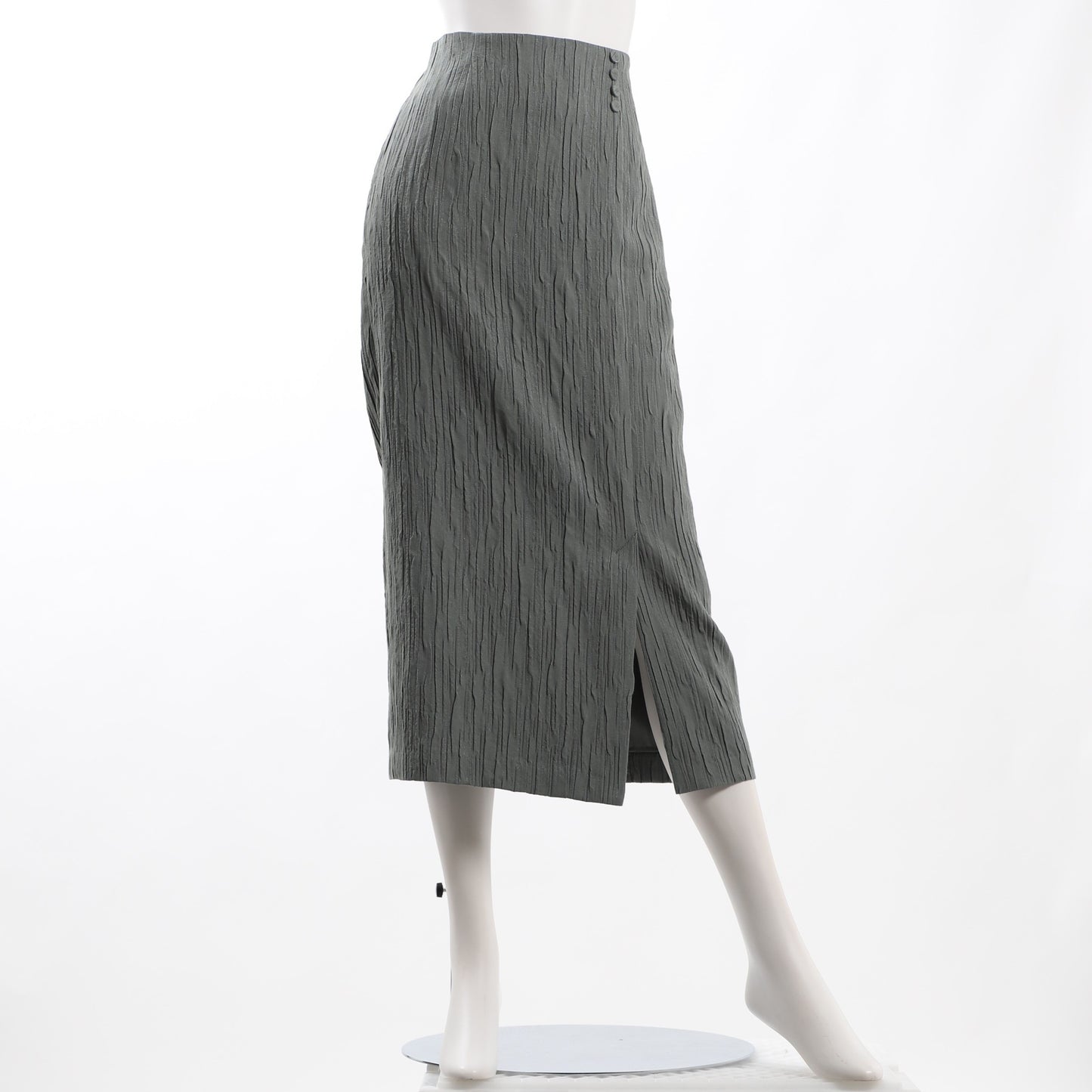 リンクルジャガードラップ風タイトスカート