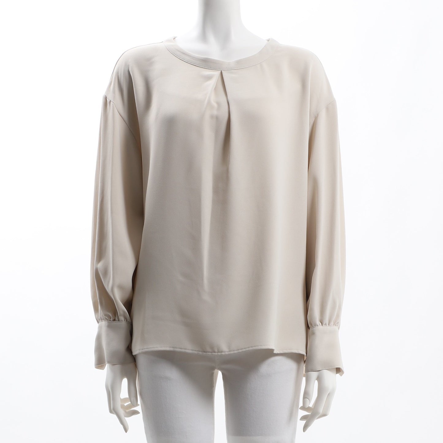 後ろフリルデザインブラウス