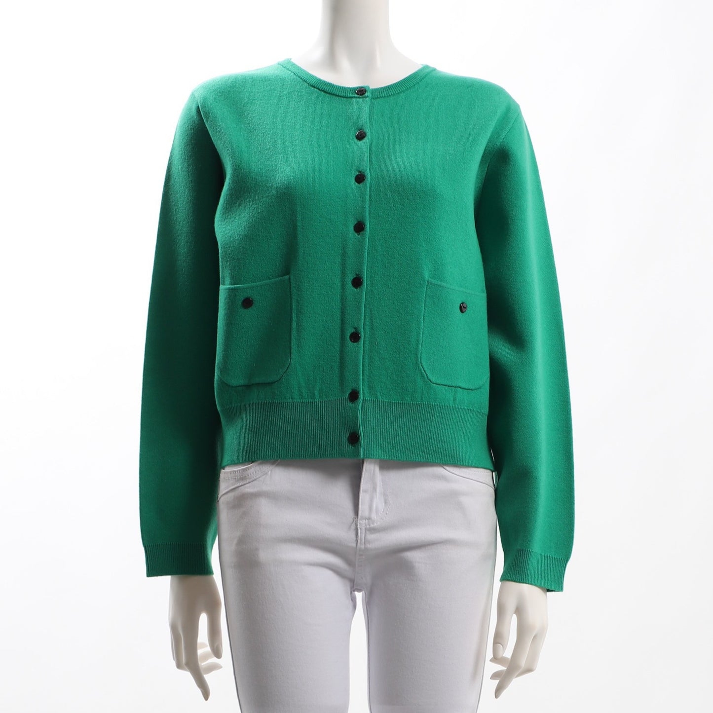 ポケットデザインクルーネックカーディガン