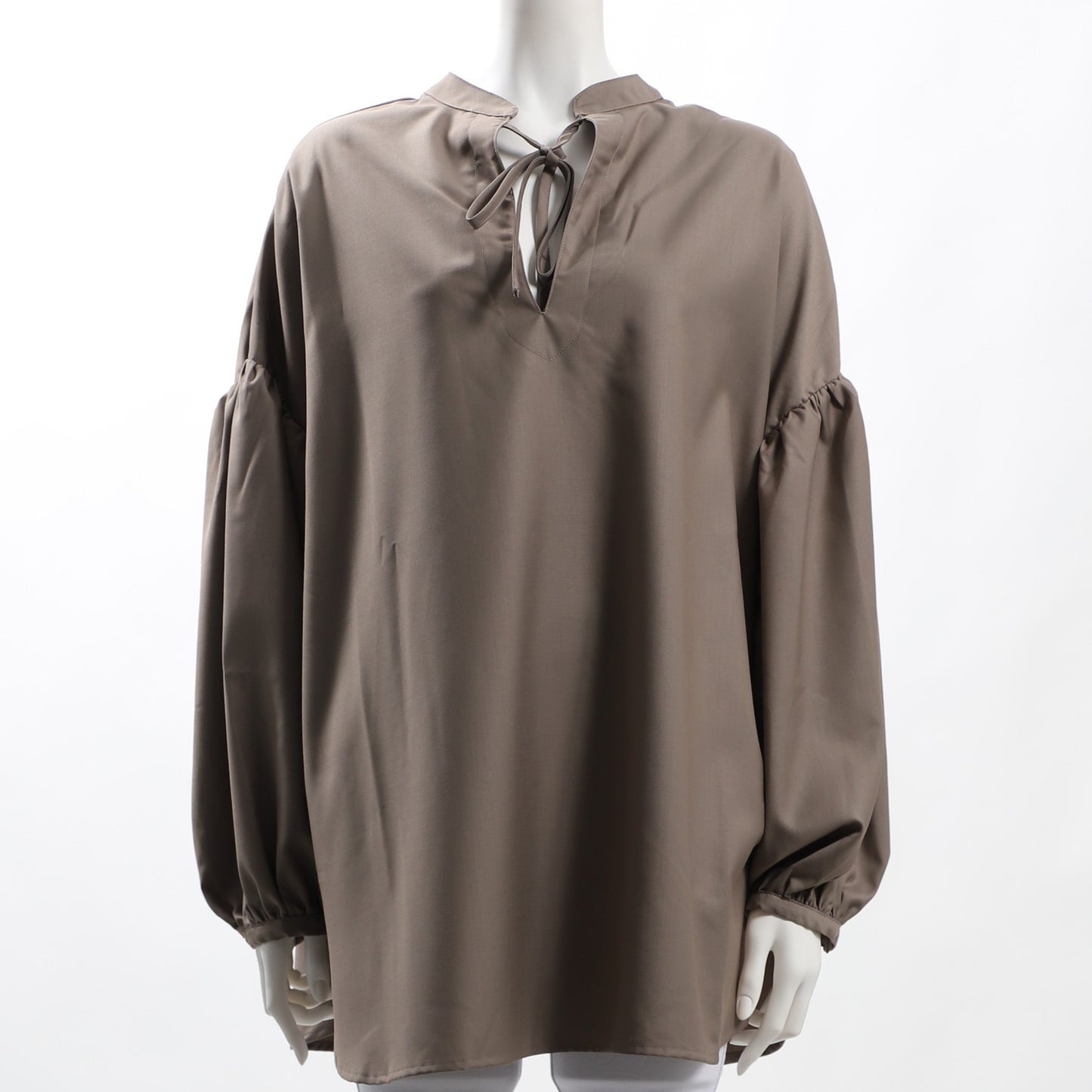 2WAYドロップショルダーパフスリーブブラウス