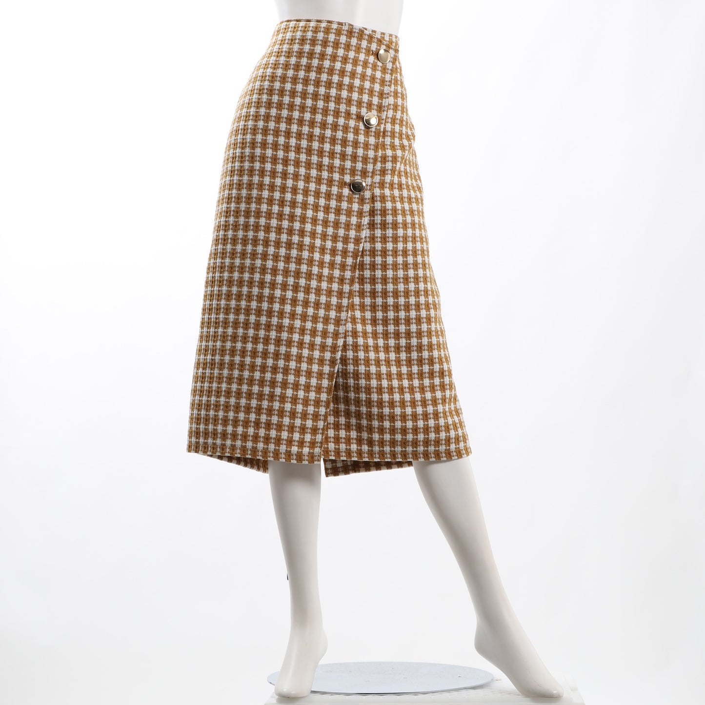 ツイードラップ風タイトスカート