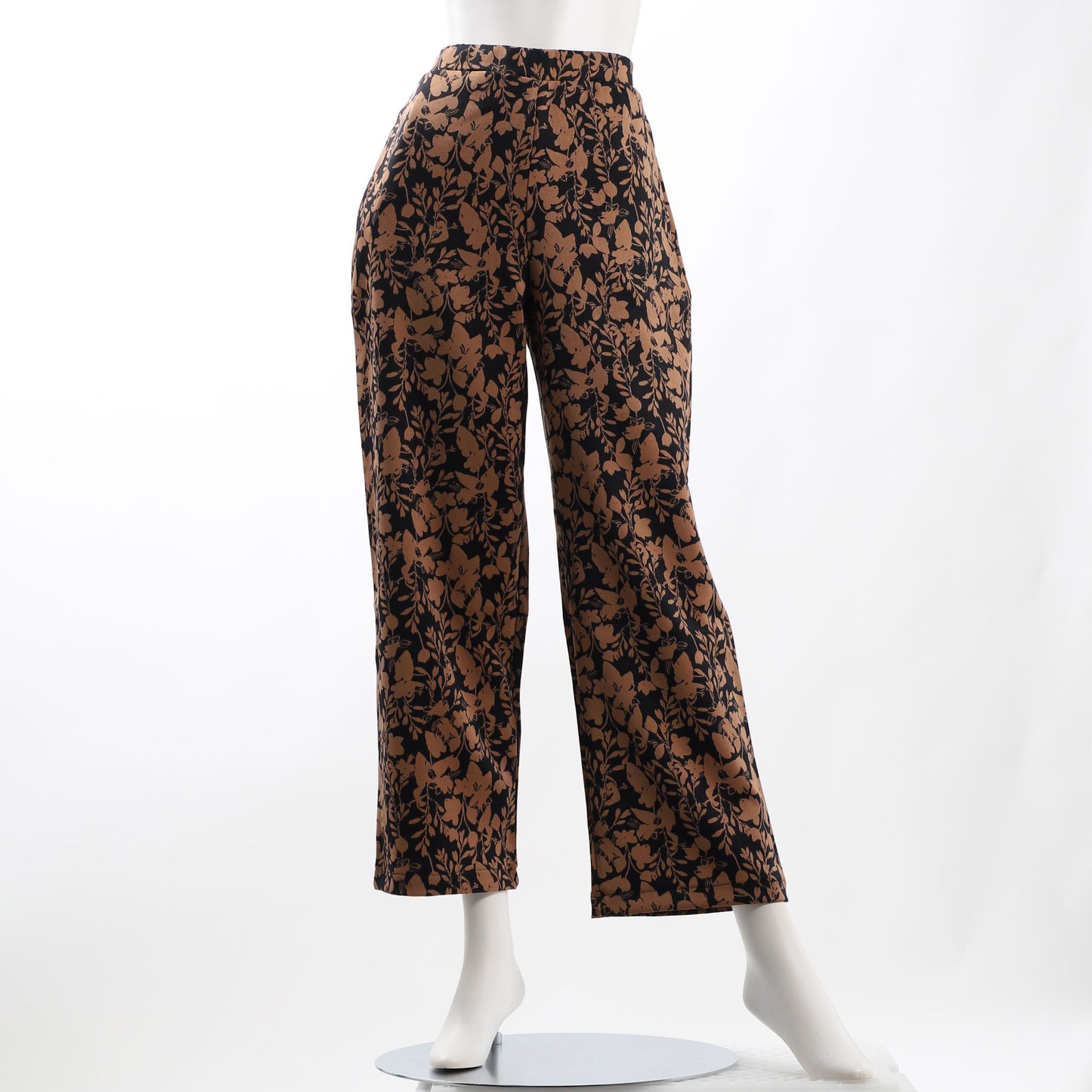 バックゴム花柄パンツ