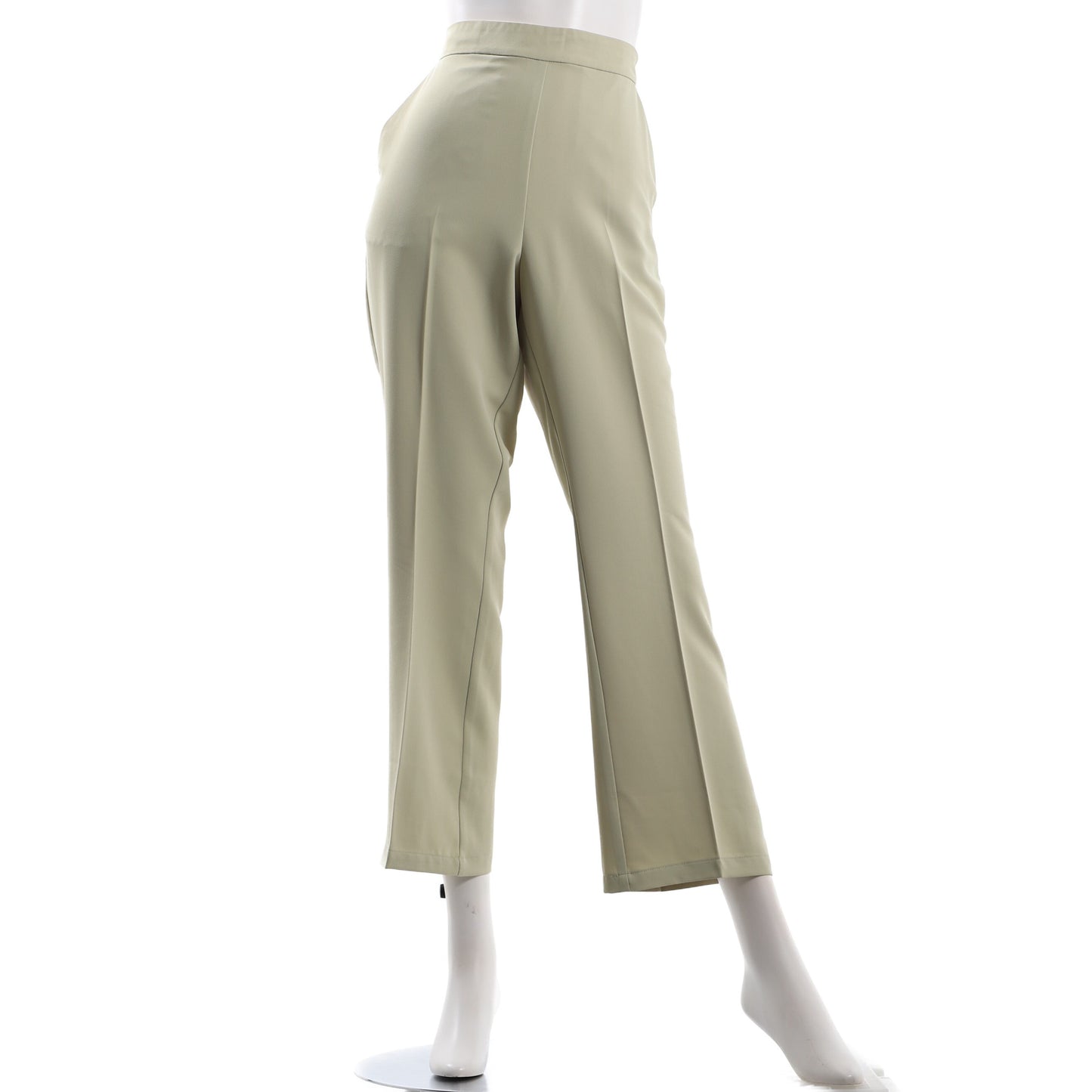 スリムストレートフレアパンツ