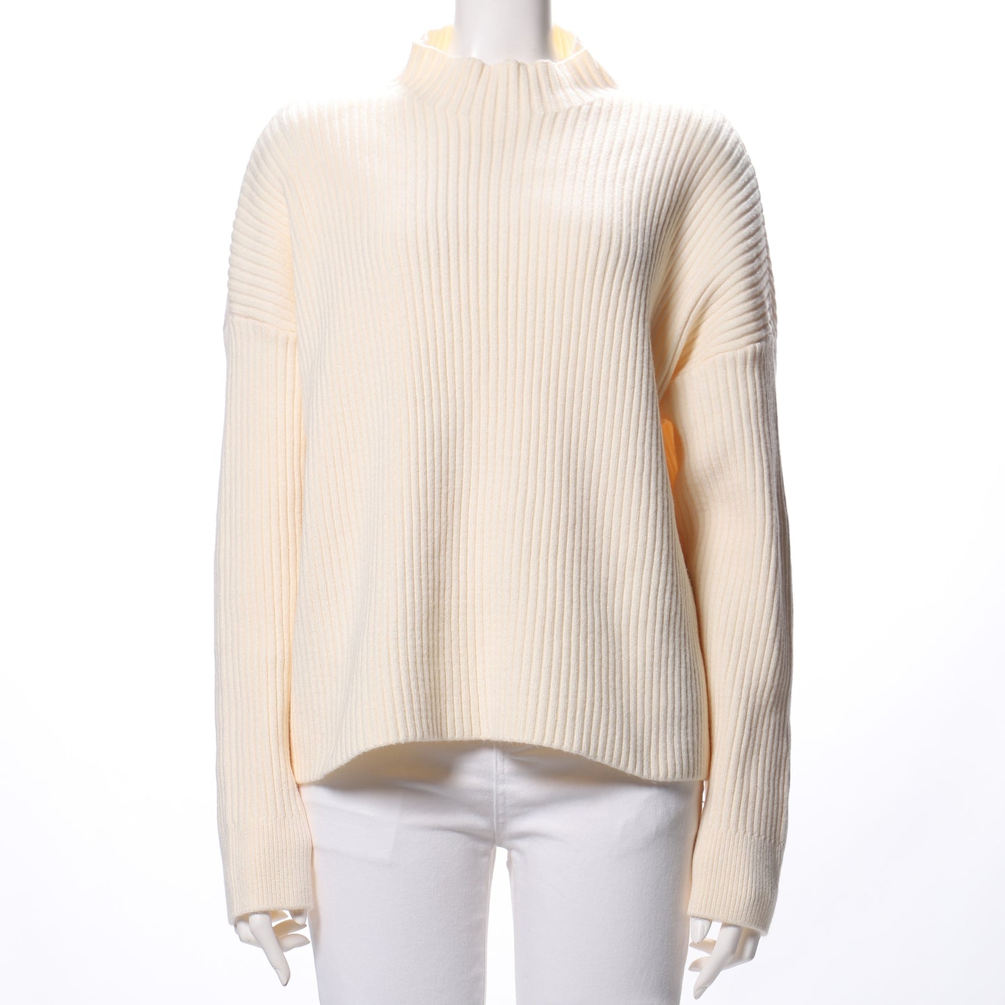 ドロップショルダーオフネックニット