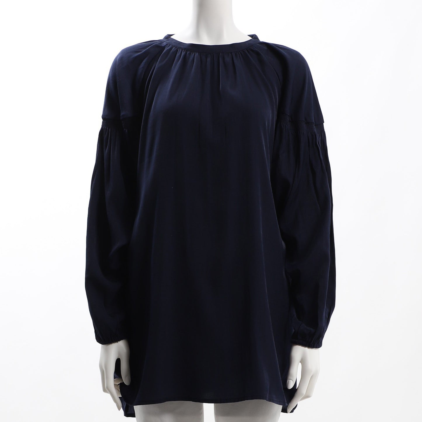 起毛ライトツイルスモックブラウス