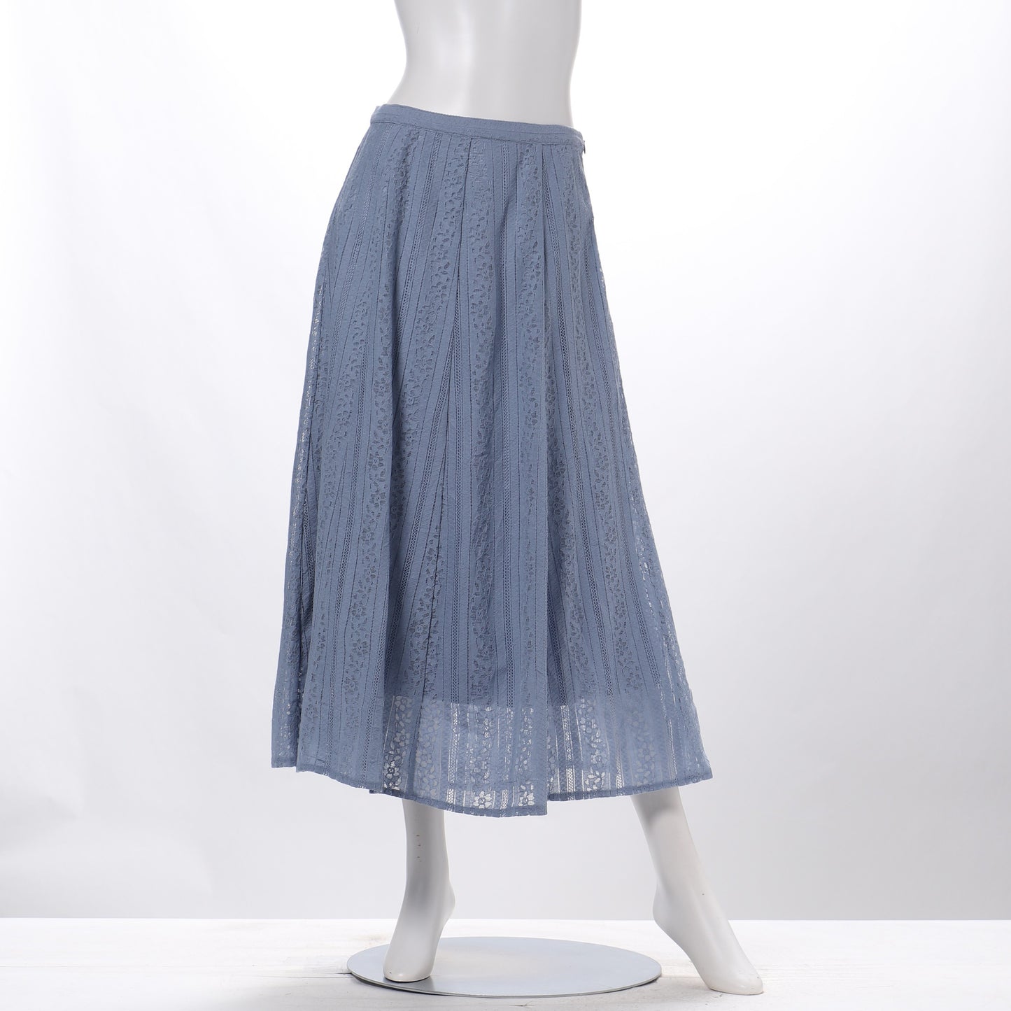 コットンレースフレアスカート