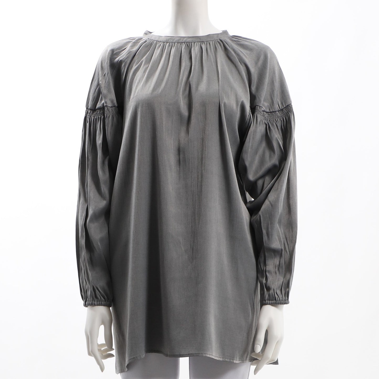 起毛ライトツイルスモックブラウス