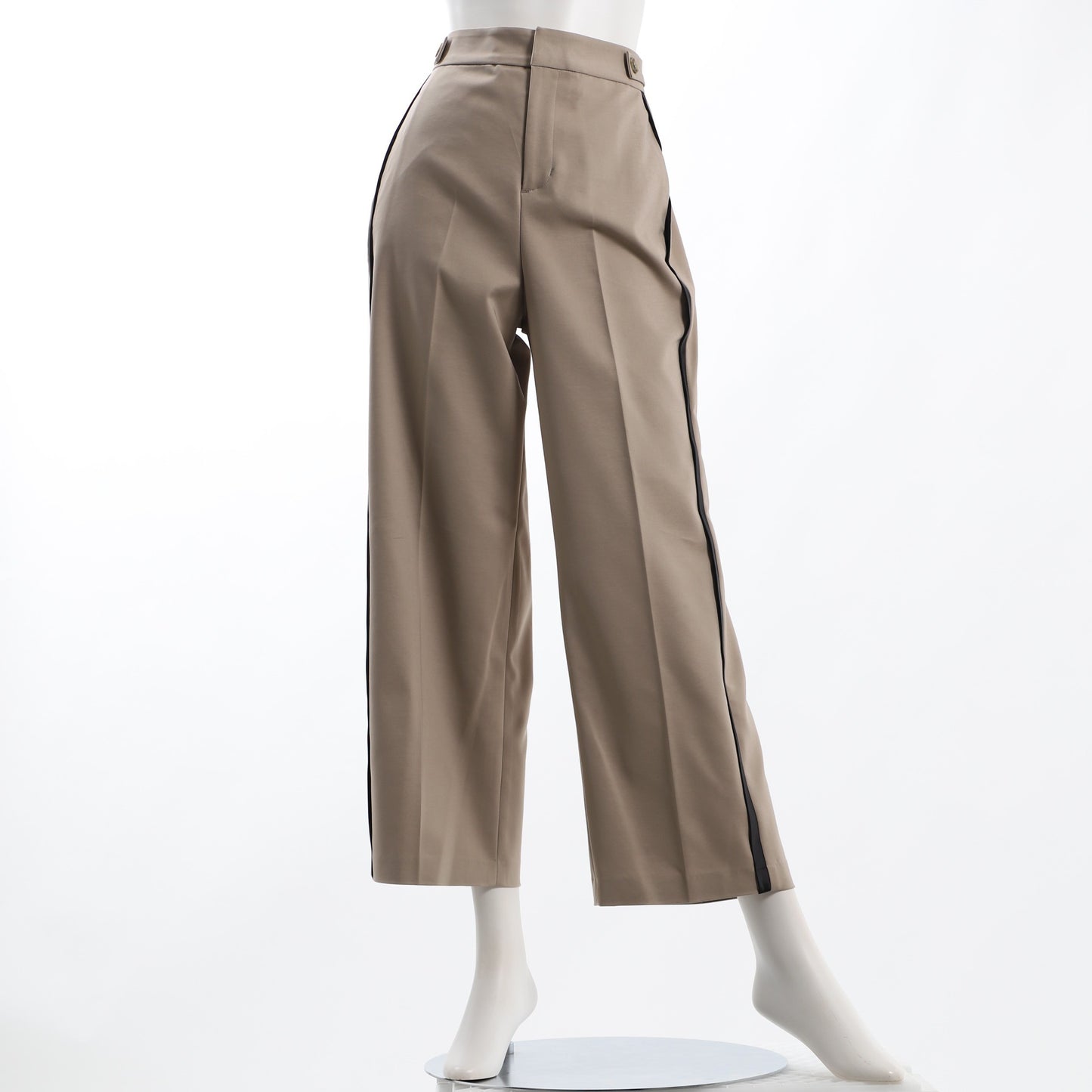 サイドライン切り替えストレートパンツ