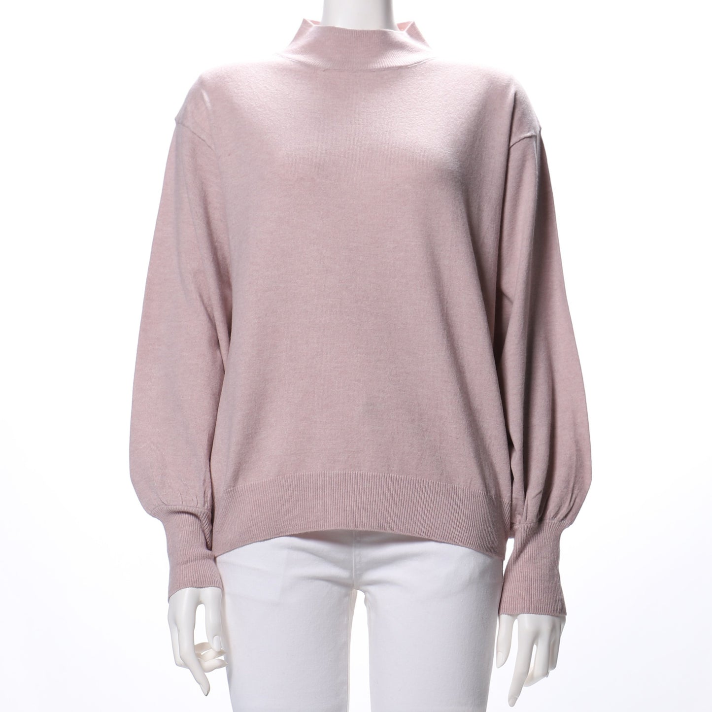 ボリュームスリーブハイネックニット