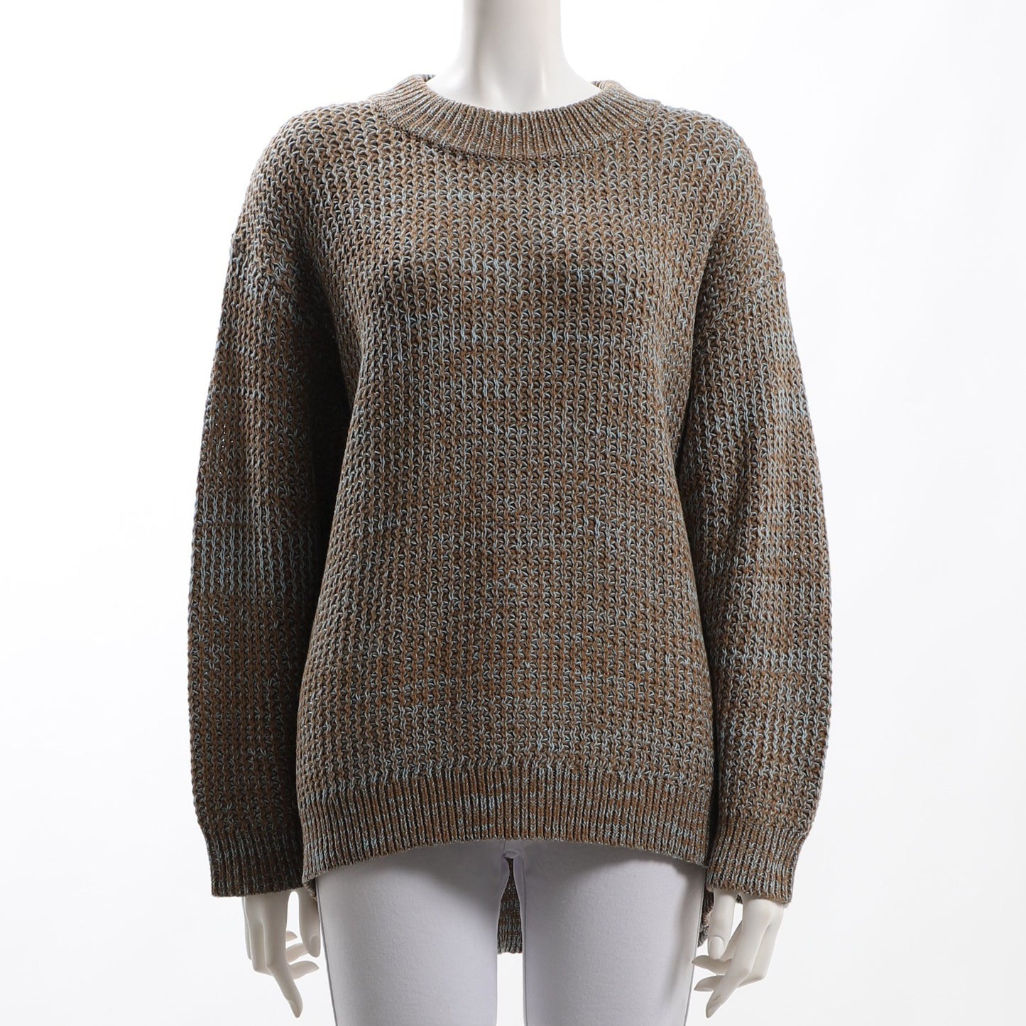 糸MIX WAVE編みローゲージニット