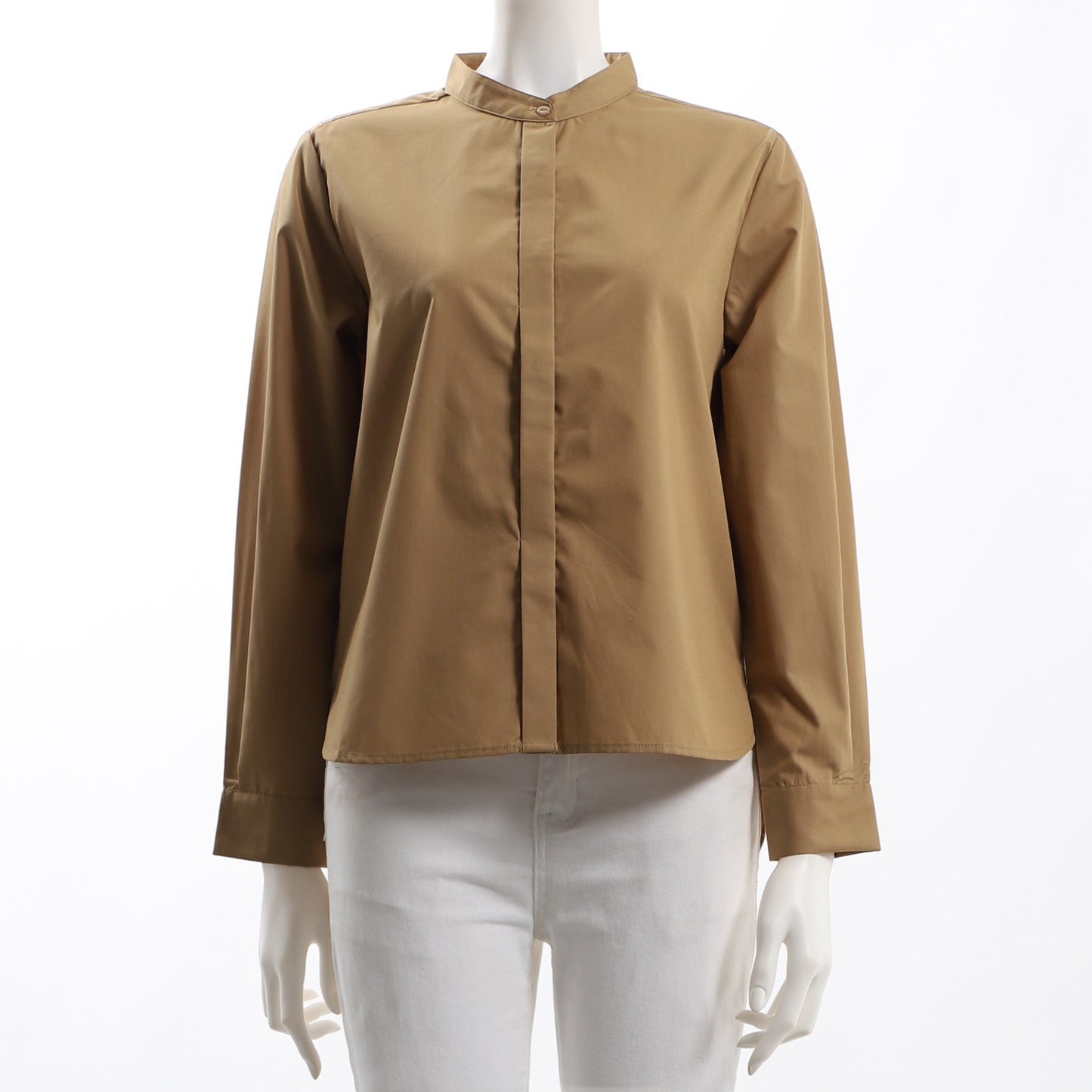 ボウタイネック比翼ブラウス