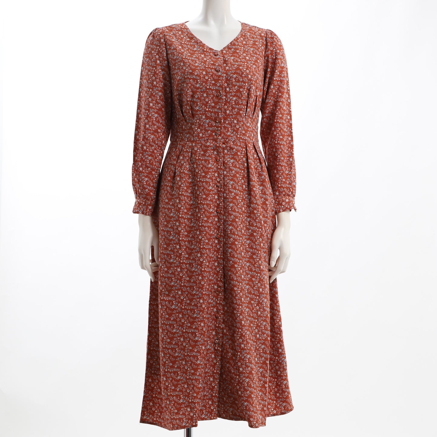 小花柄2WAYロングワンピース