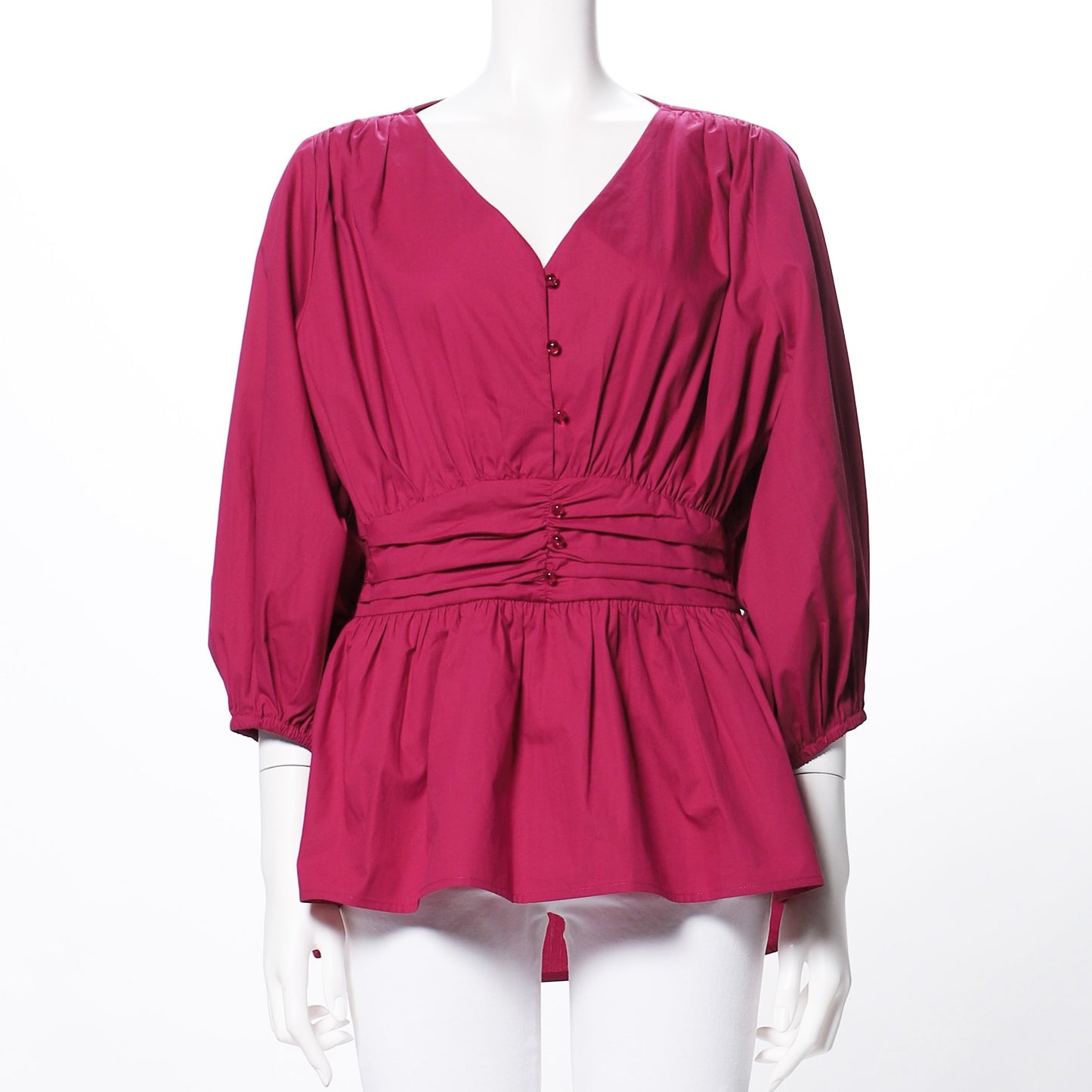 コルセット風デザインシャツ