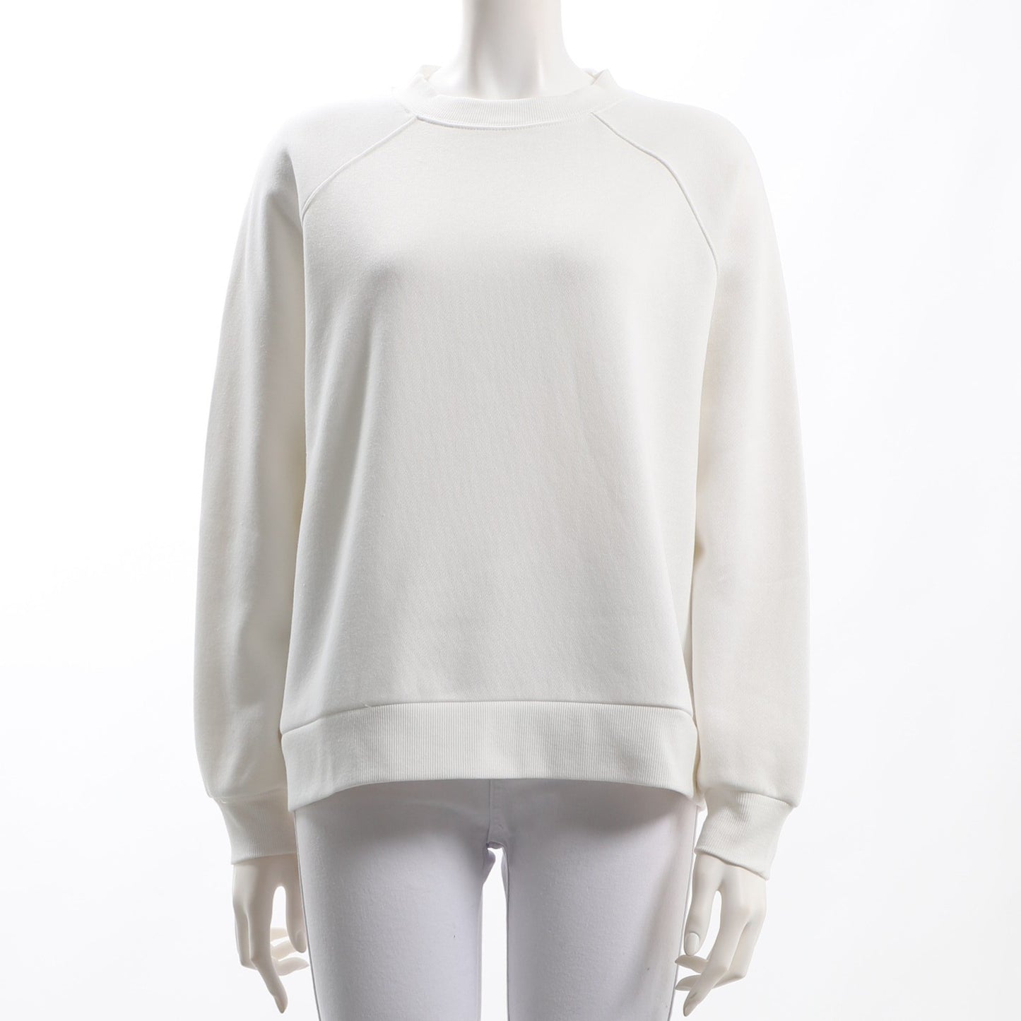 裏起毛ラグランスリーブプルオーバー