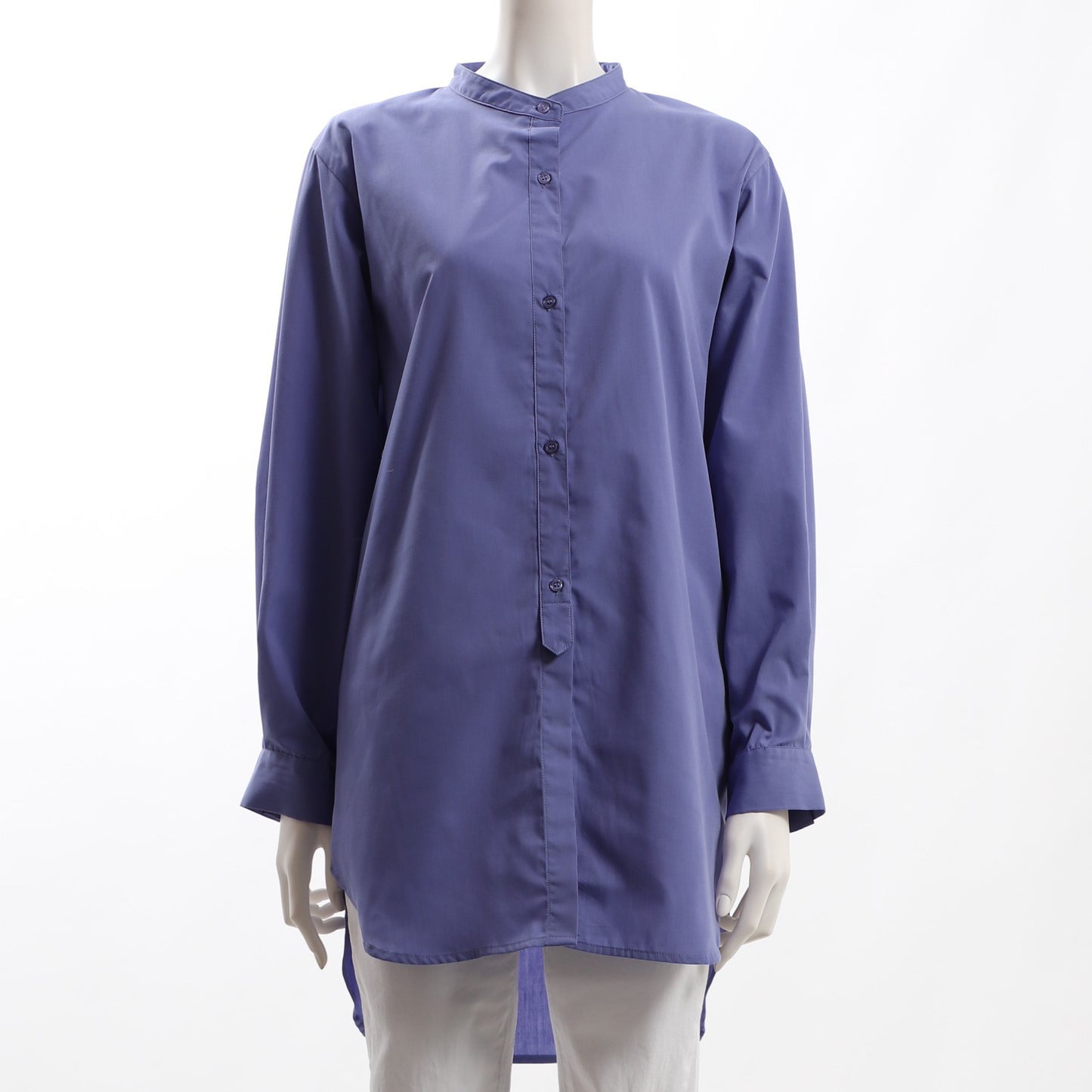 スタンドカラーブラウス