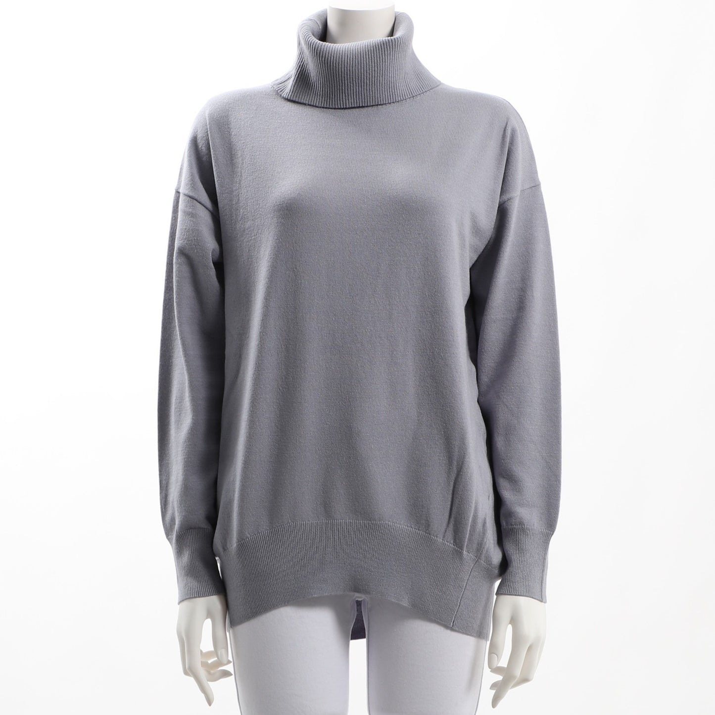 ミラノリブタートルネックニット