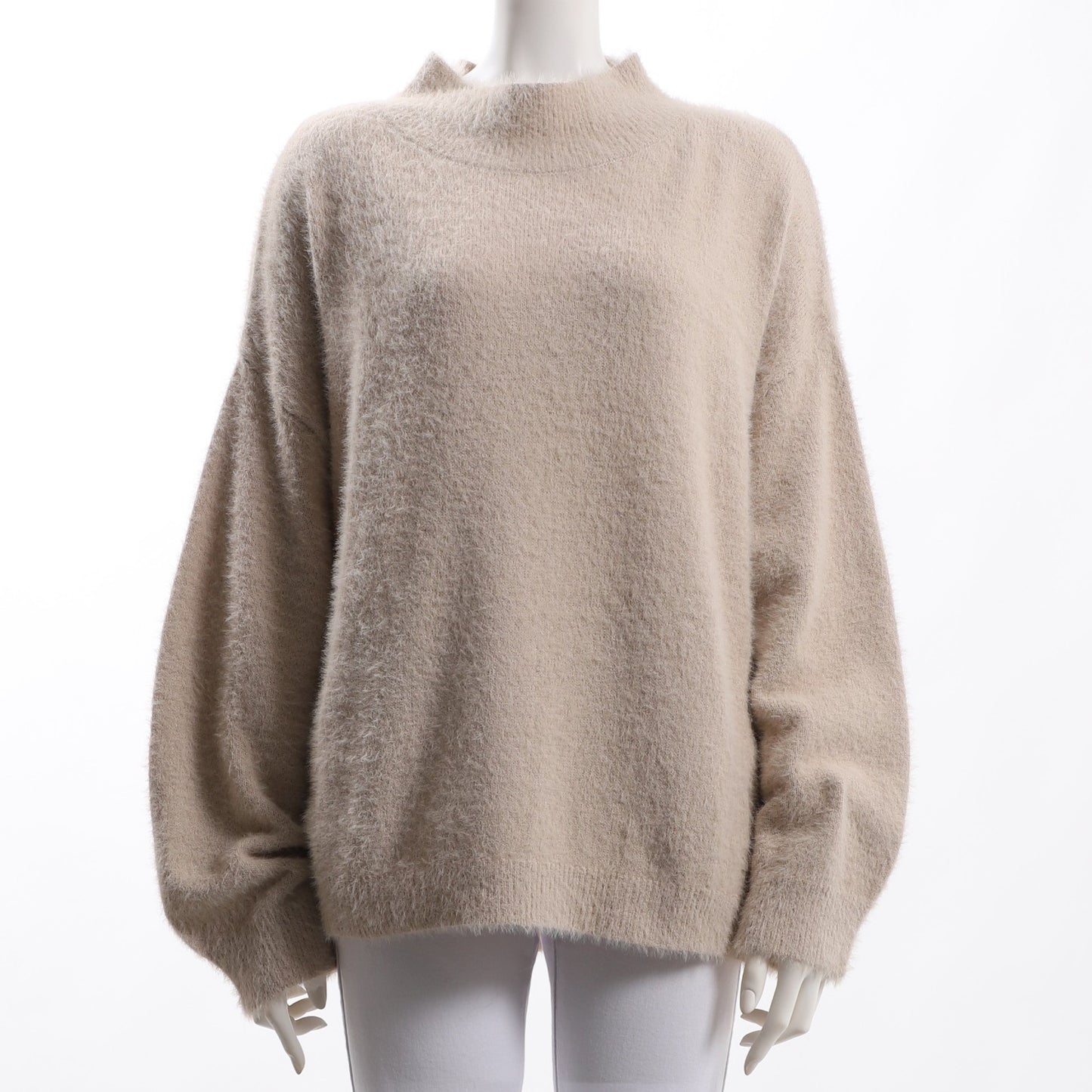 ドロップショルダーオフネックニット