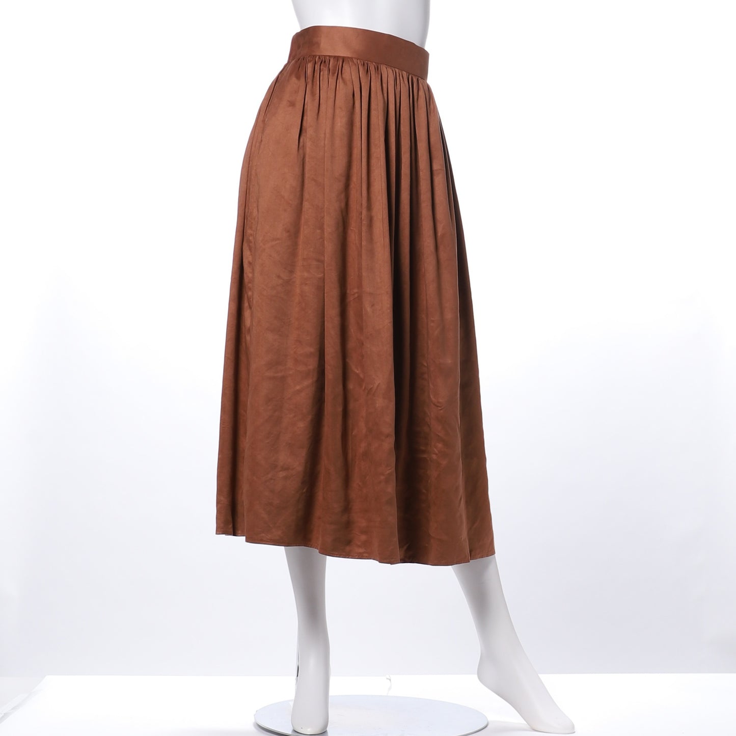 ギャザースカートクチュールスエード