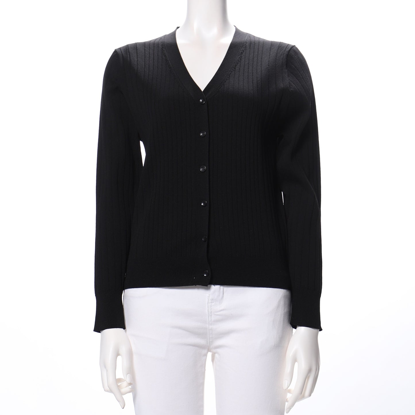 Vネックカーディガン