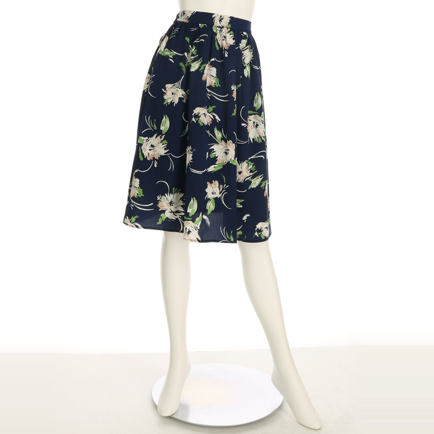 フラワープリントフレアスカート