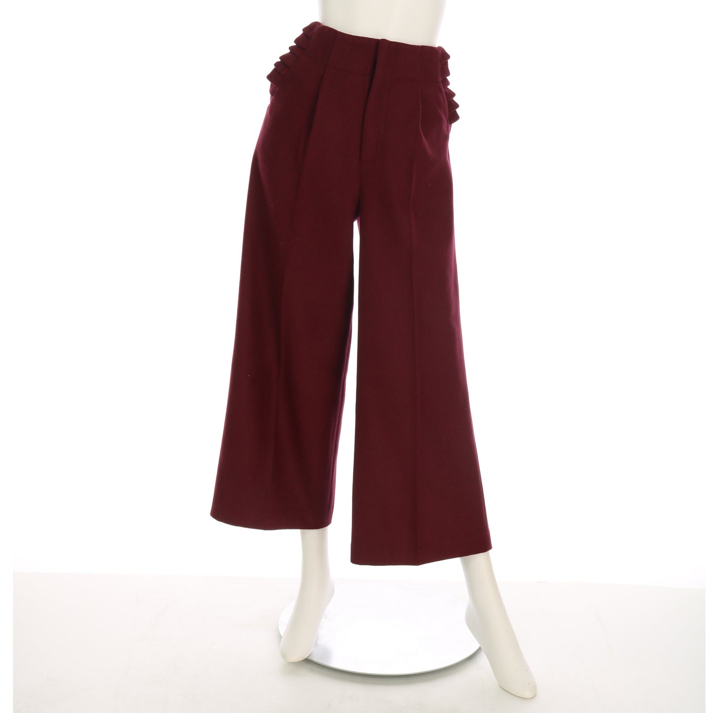 脇フリルワイドパンツ