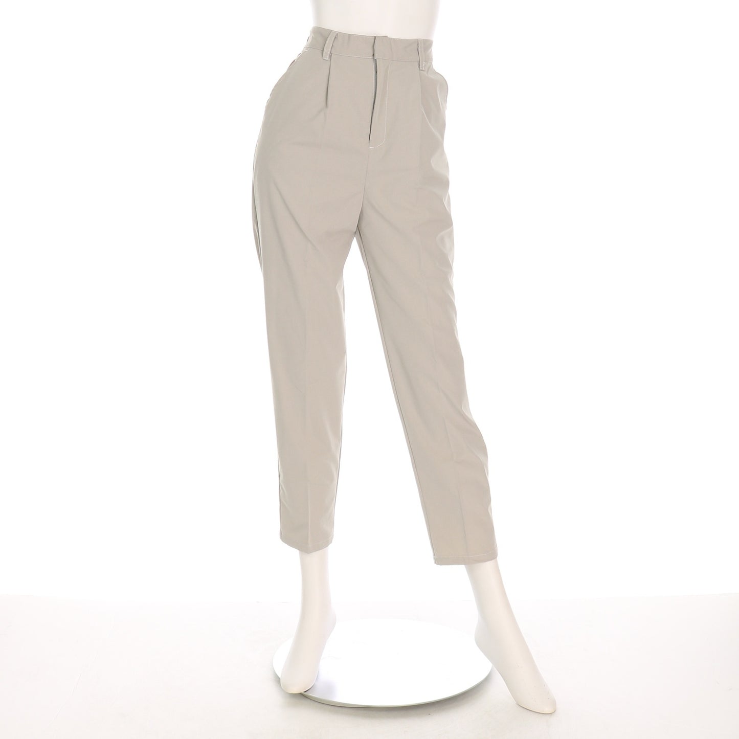 配色ステッチテーパードパンツ