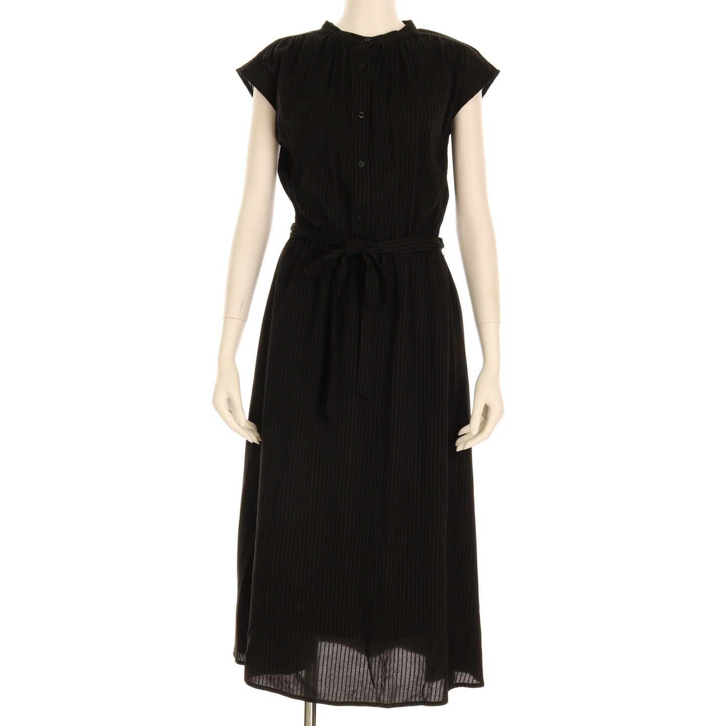 RCストライプレーヨンコットンワンピース