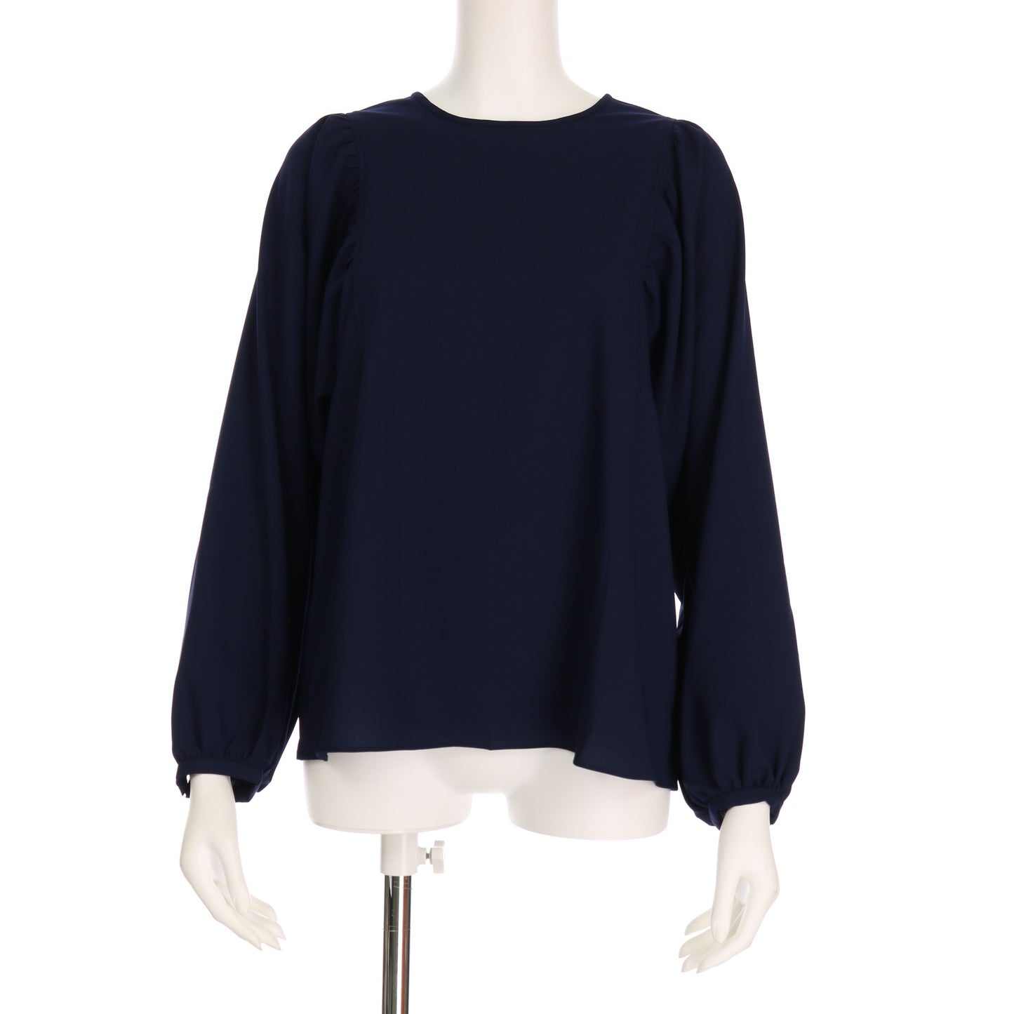 肩ギャザーボリュームスリーブブラウス