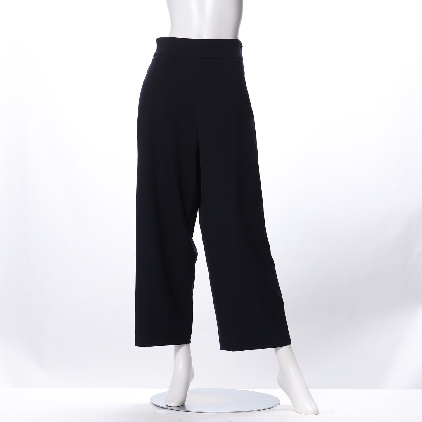 バックシャーリングデザインストレートパンツ