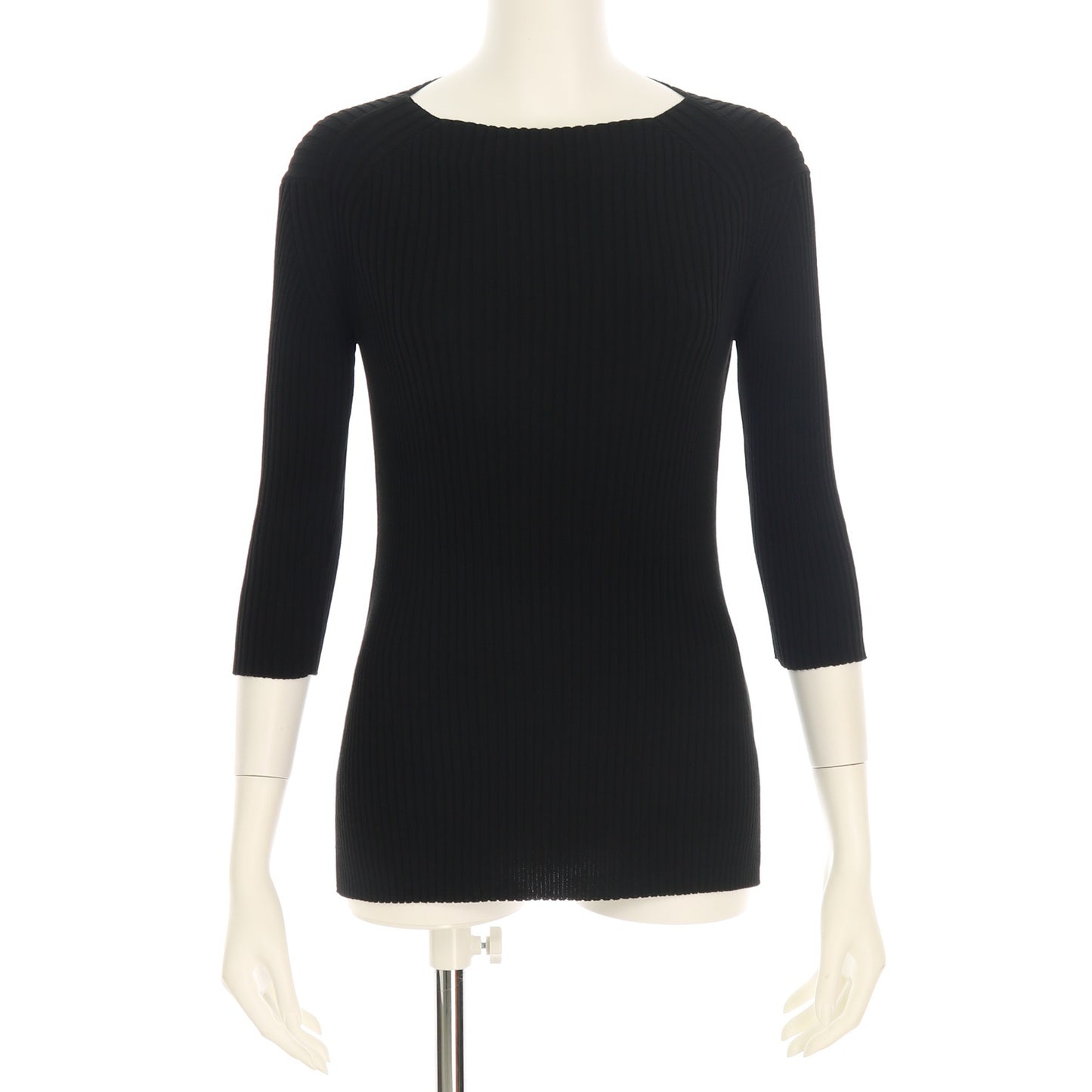 きれいめリブニットプルオーバー